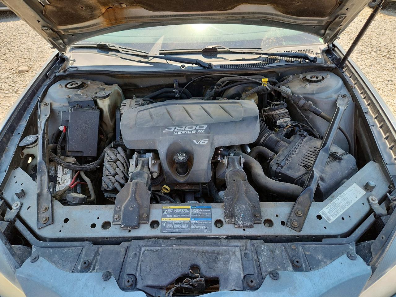 2005 Pontiac Grand Prix Gray vin: 2G2WP542651315853