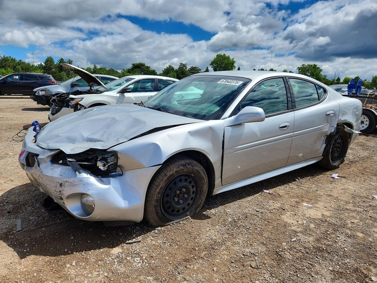 2005 Pontiac Grand Prix Silver vin: 2G2WP542851309181