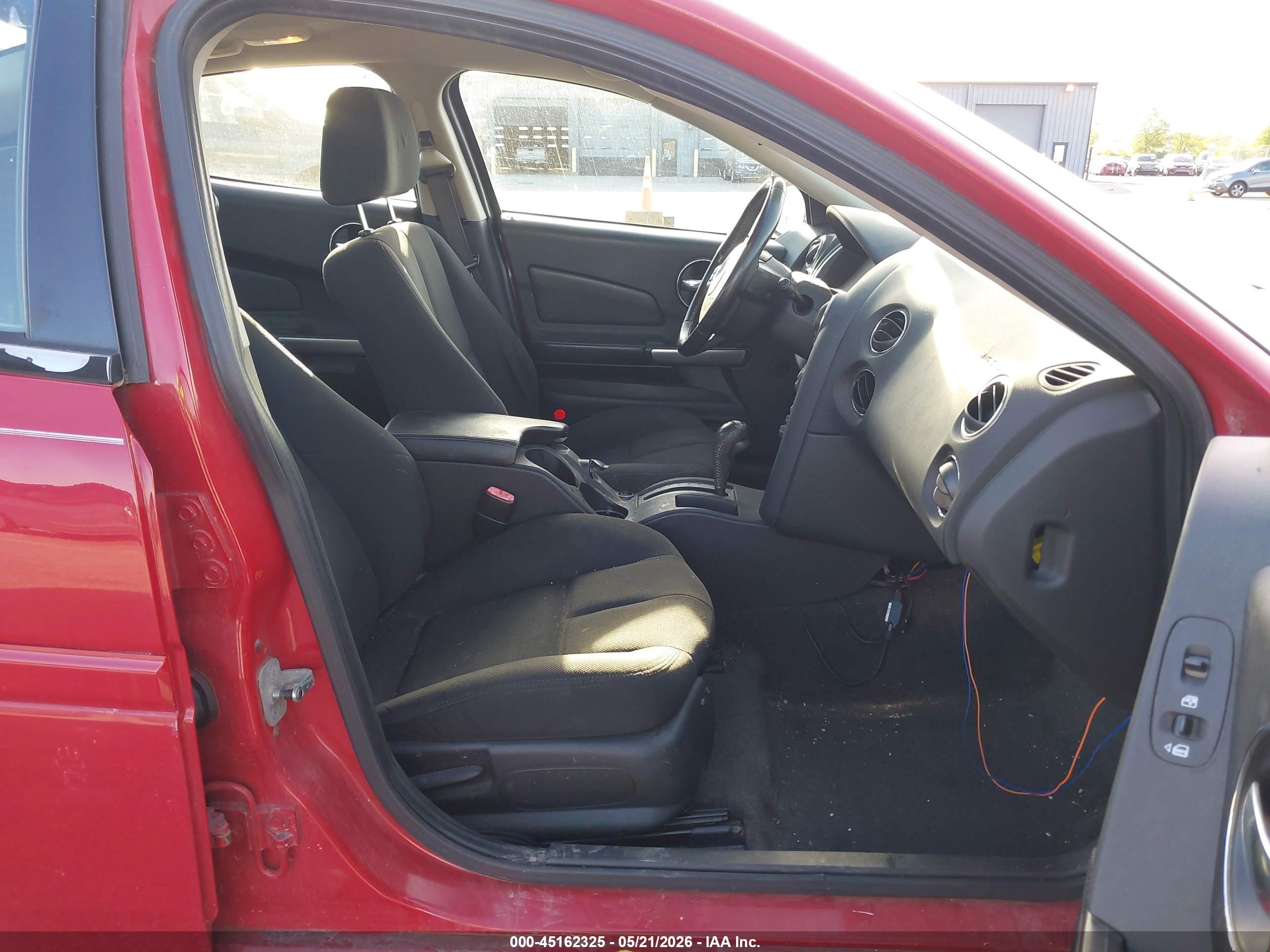 2007 Pontiac Grand Prix   Красный vin: 2G2WP552071129713