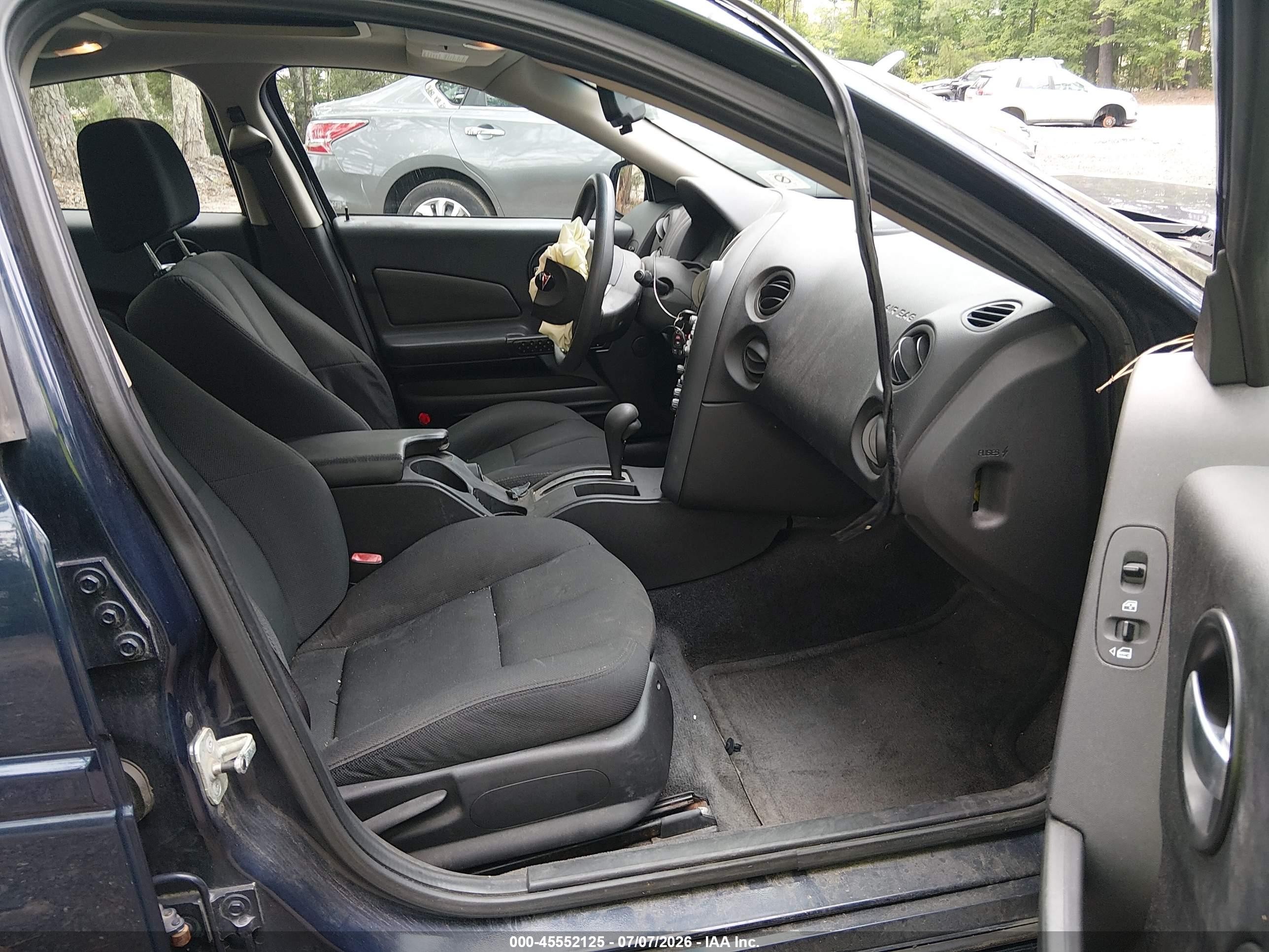 2007 Pontiac Grand Prix Blue vin: 2G2WP552071156653