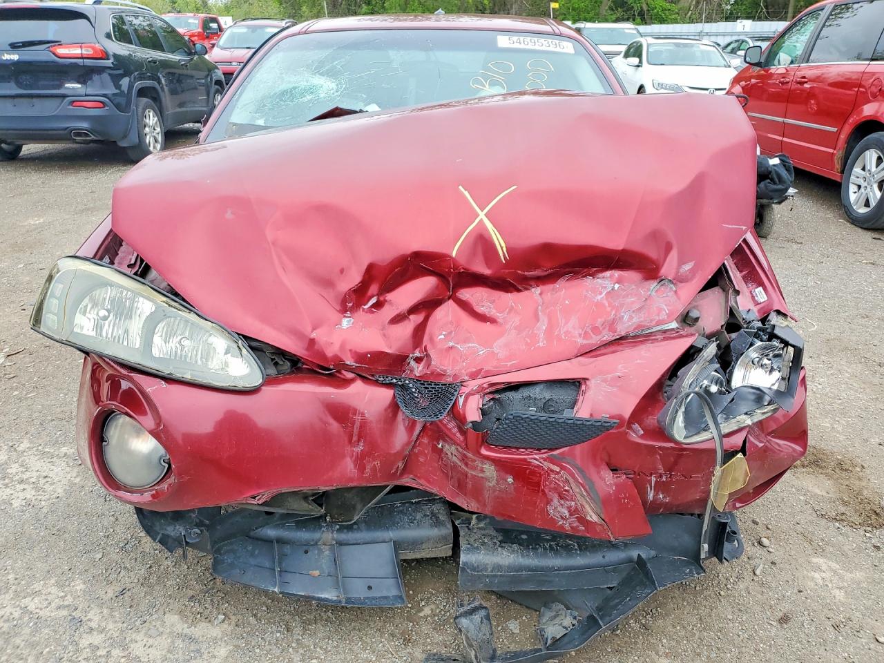 2007 Pontiac Grand Prix Red vin: 2G2WP552071214048