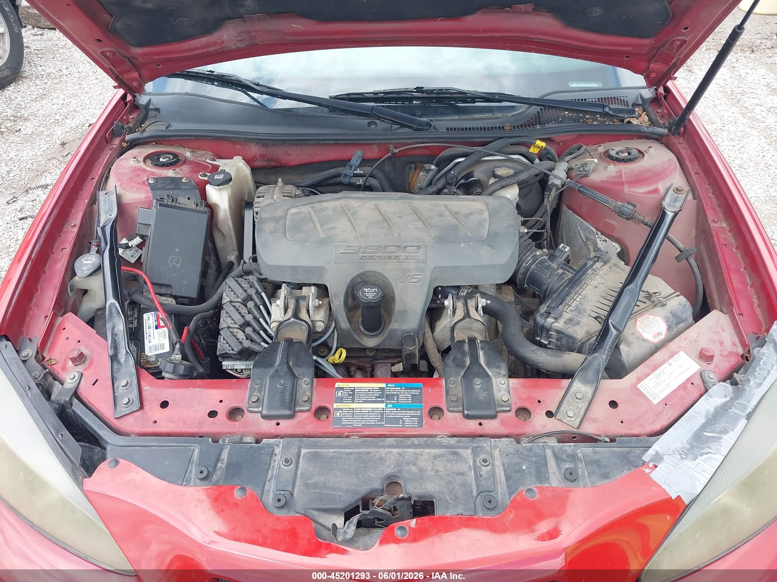 2008 Pontiac Grand Prix   Красный vin: 2G2WP552081111164