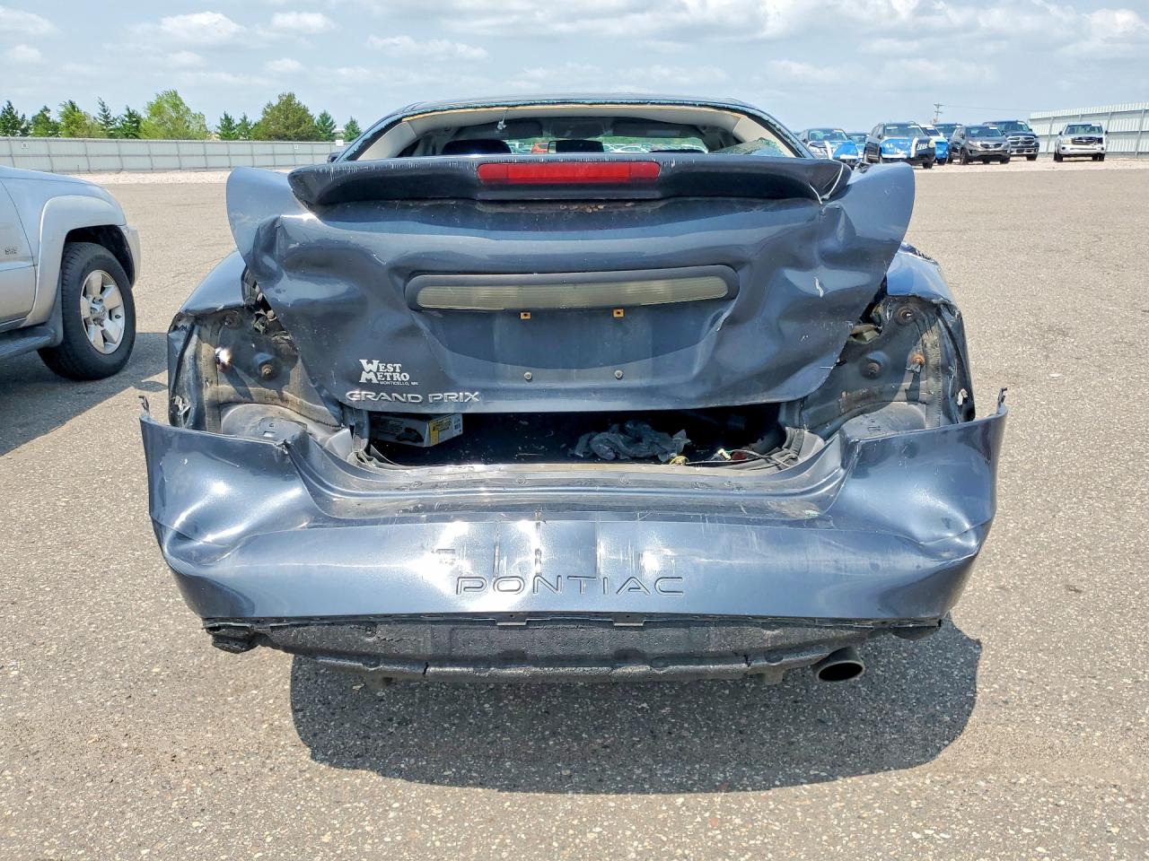 2008 Pontiac Grand Prix Gray vin: 2G2WP552081124903