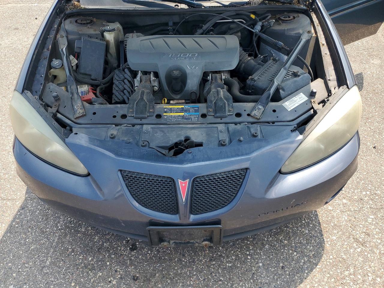 2008 Pontiac Grand Prix Gray vin: 2G2WP552081124903