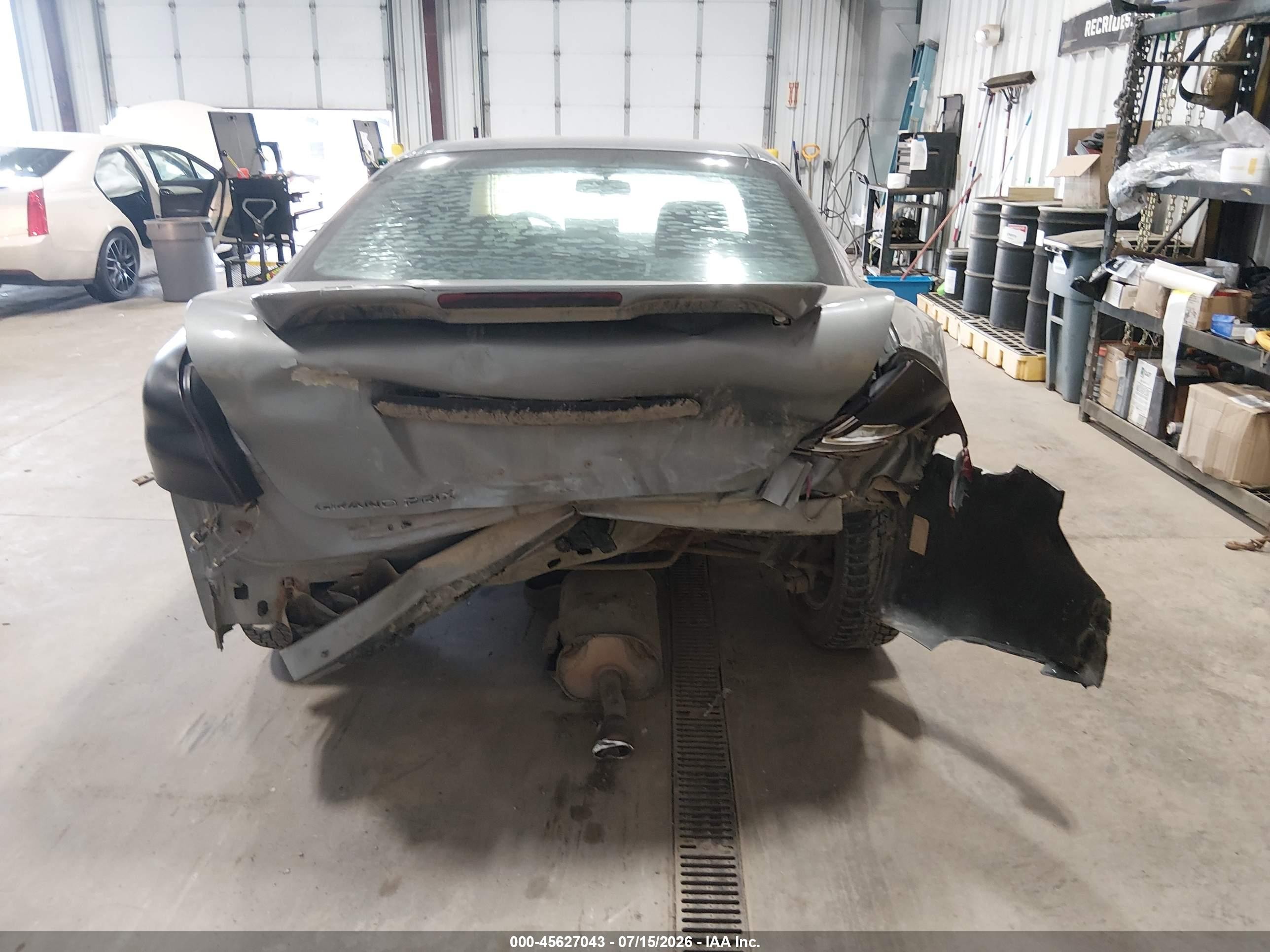 2007 Pontiac Grand Prix   Gray vin: 2G2WP552171196806