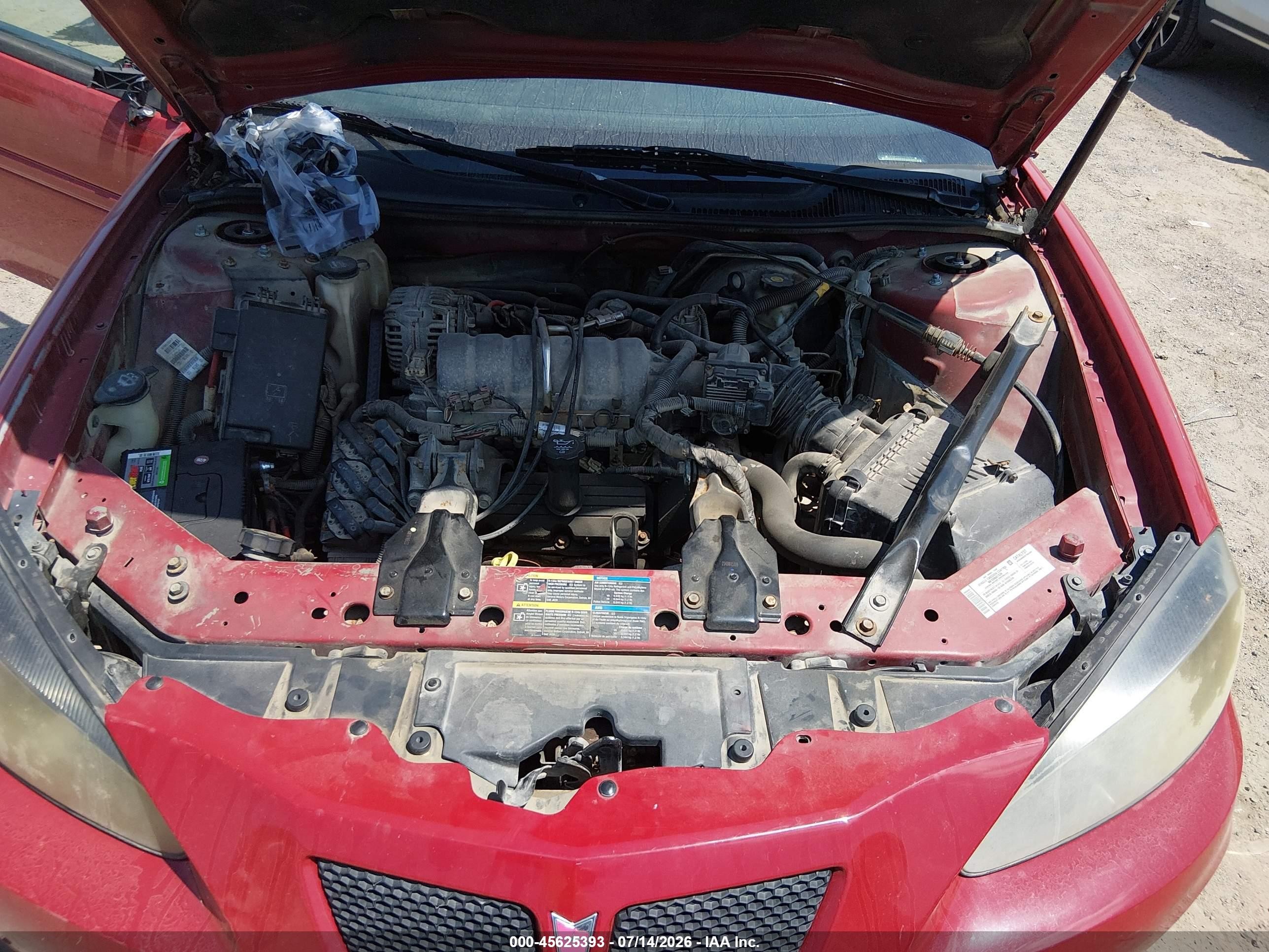 2007 Pontiac Grand Prix   Red vin: 2G2WP552171206203