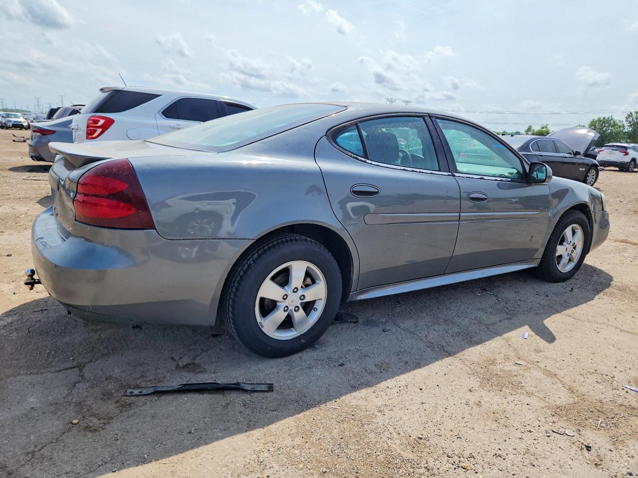 2008 Pontiac Grand Prix Gray vin: 2G2WP552181102943