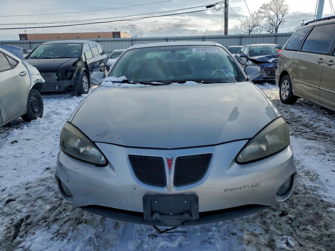 2008 Pontiac Grand Prix Silver vin: 2G2WP552181131942