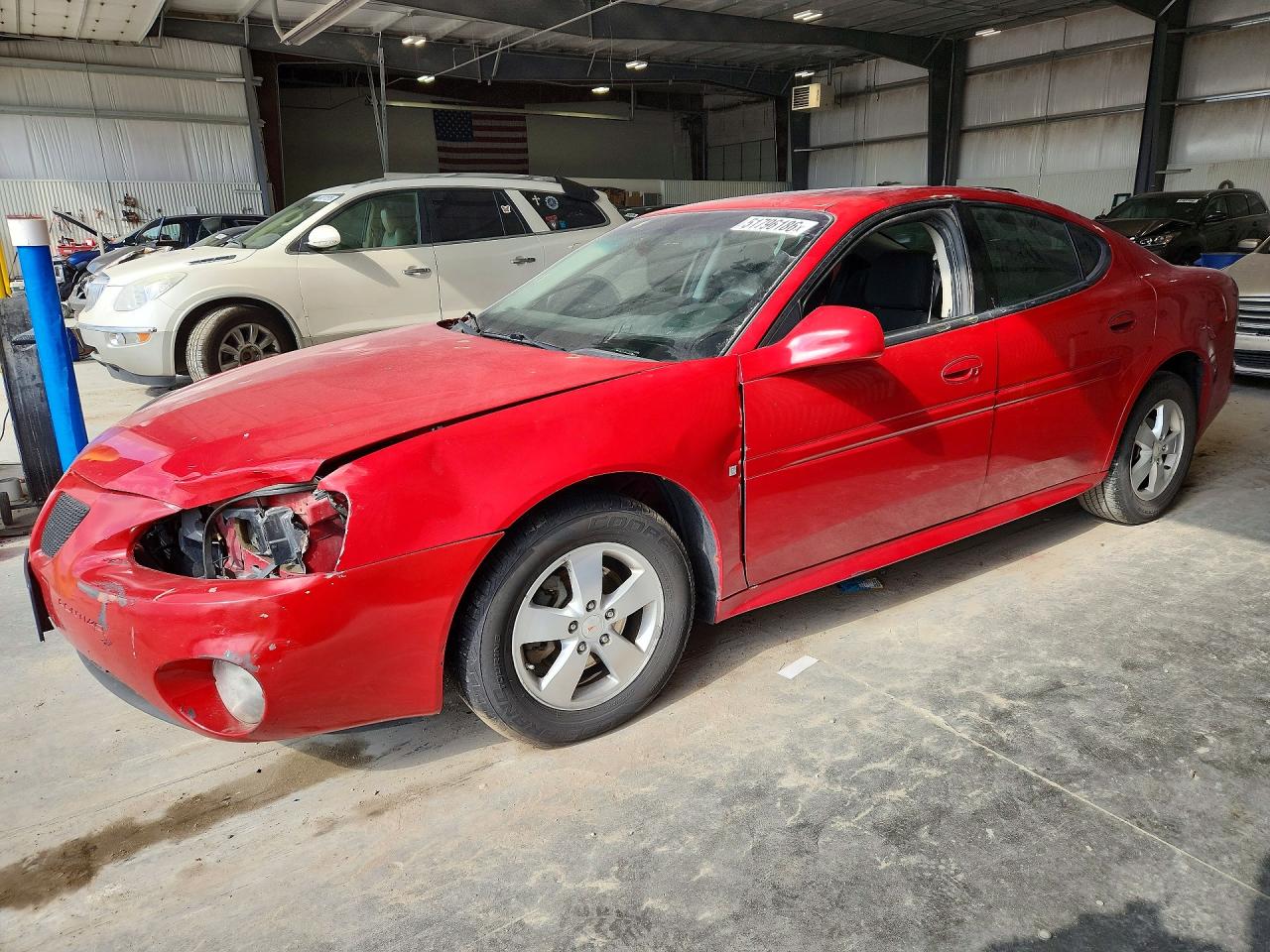 2008 Pontiac Grand Prix Red vin: 2G2WP552281126880
