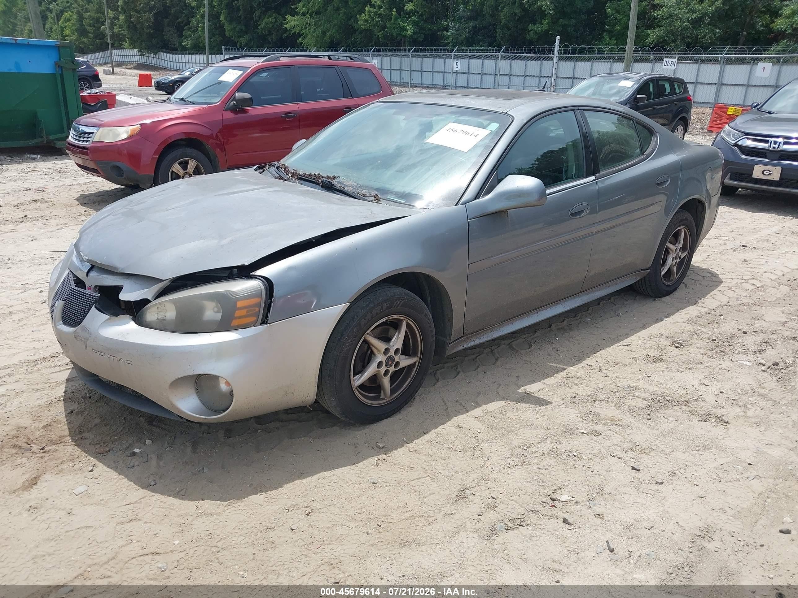 2008 Pontiac Grand Prix   Silver vin: 2G2WP552281166487