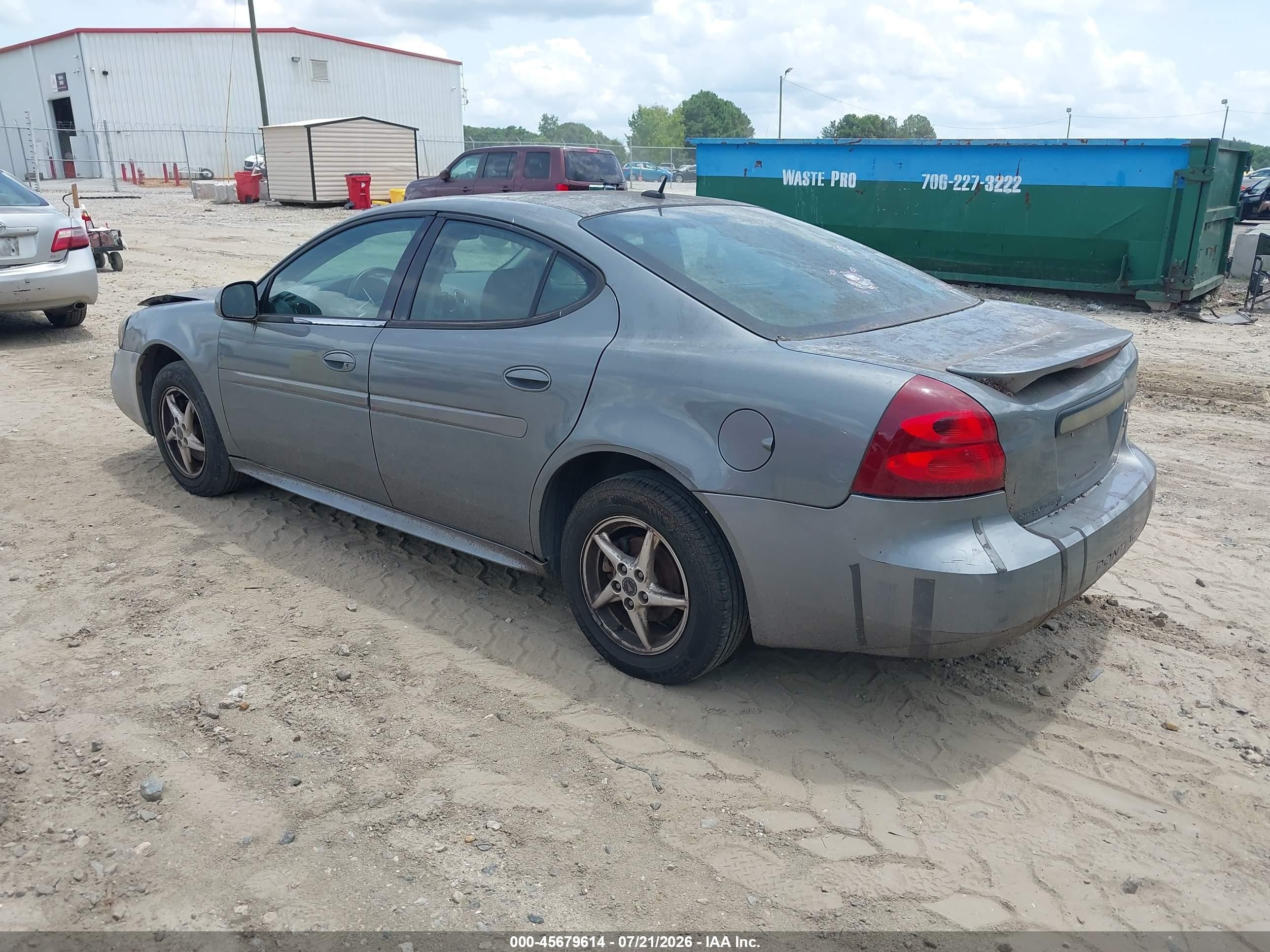 2008 Pontiac Grand Prix   Silver vin: 2G2WP552281166487
