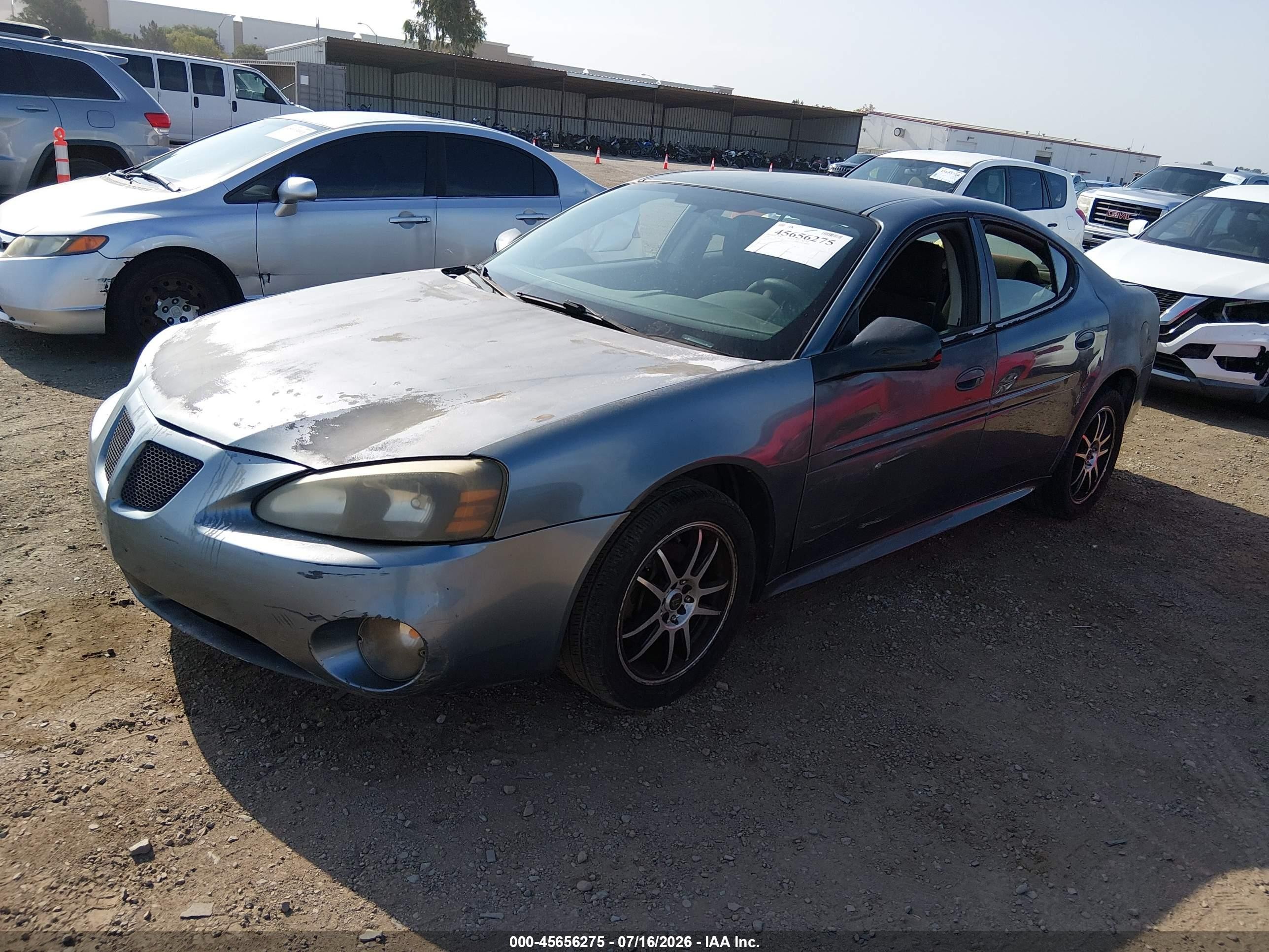 2006 Pontiac Grand Prix   Gray vin: 2G2WP552361270452