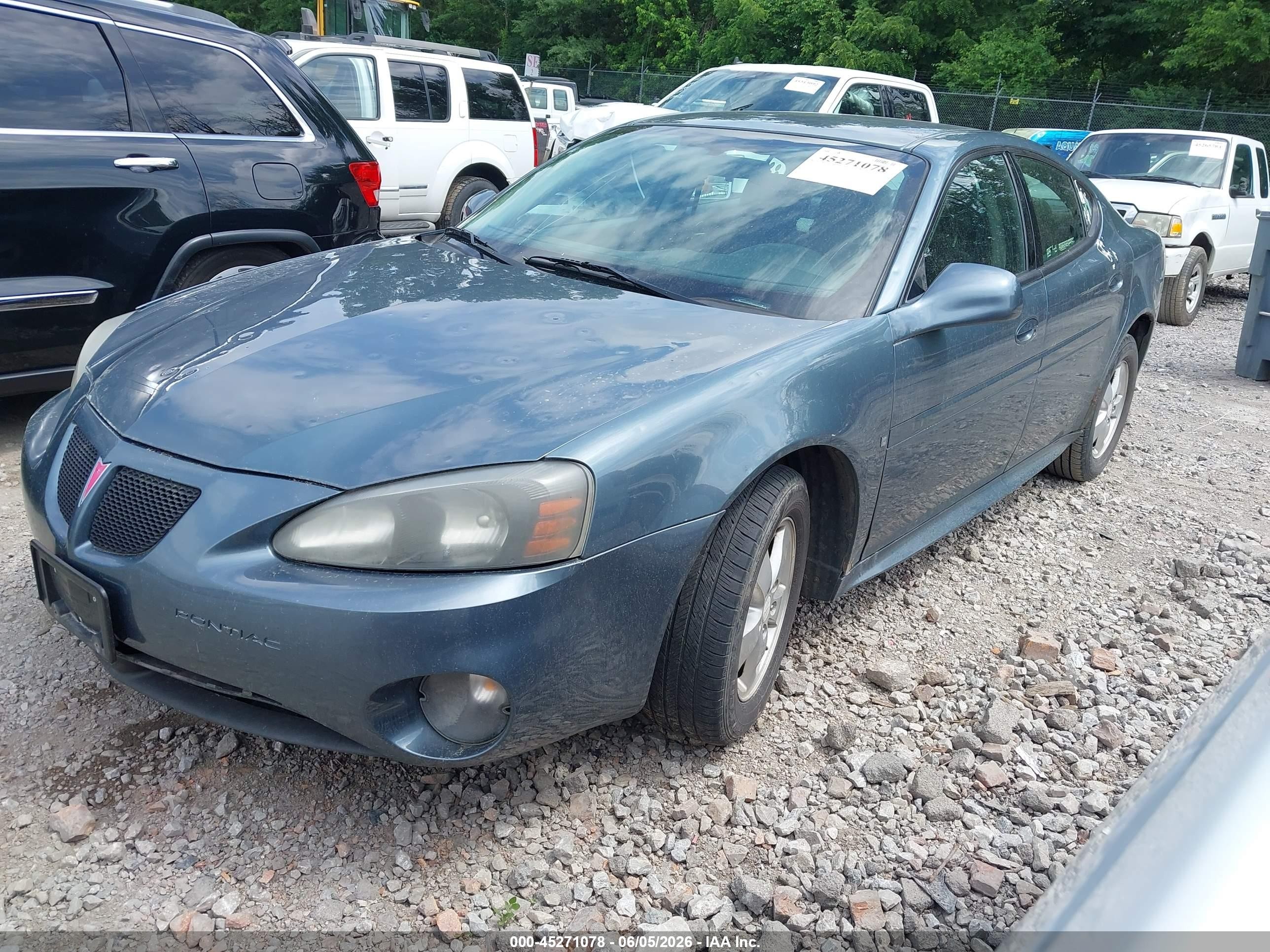 2007 Pontiac Grand Prix   Blue vin: 2G2WP552371192160