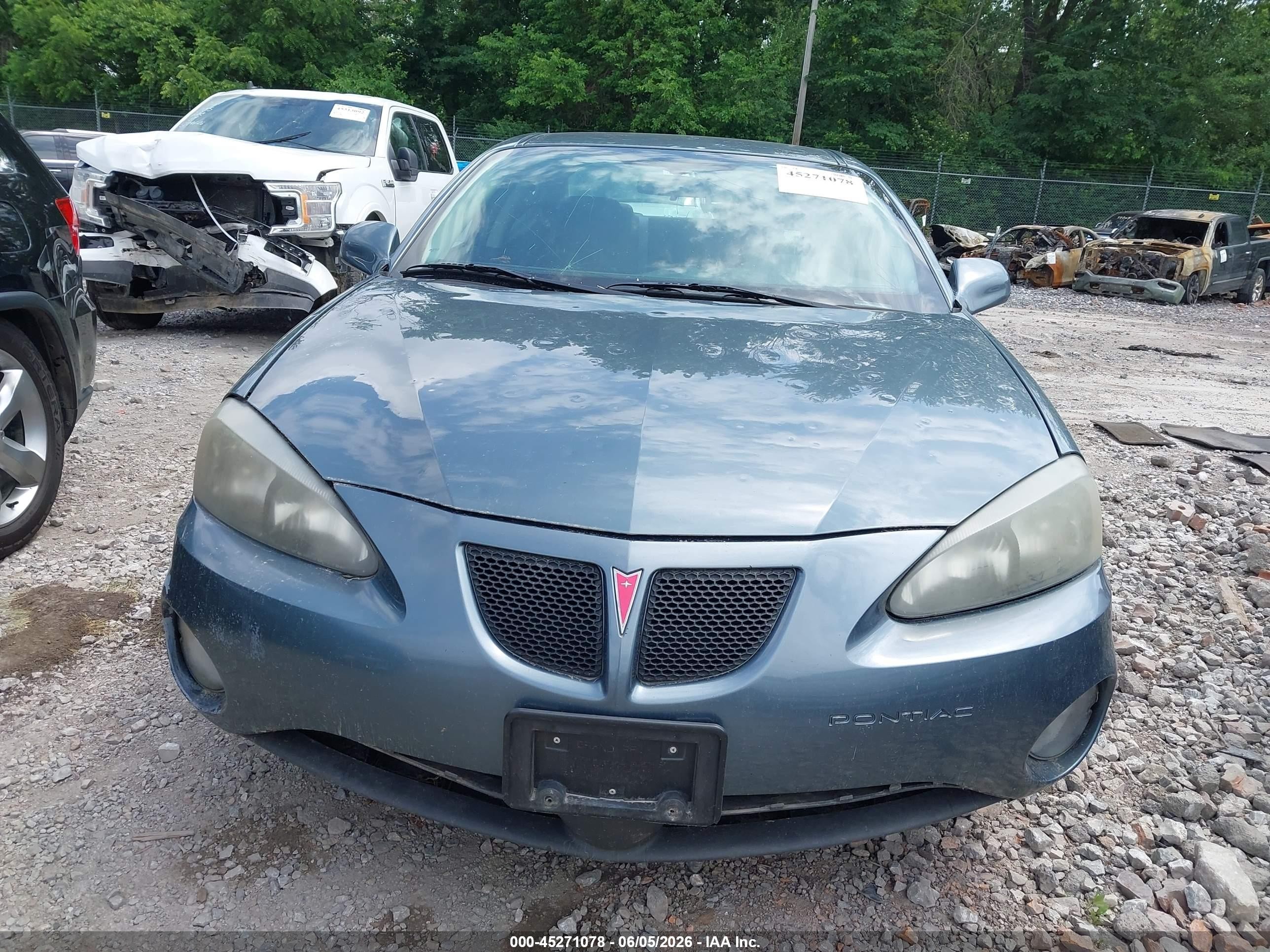 2007 Pontiac Grand Prix   Blue vin: 2G2WP552371192160
