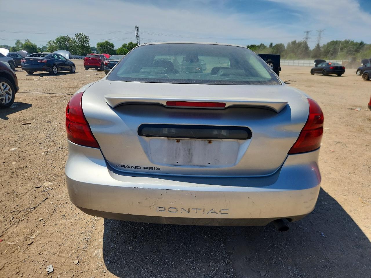 2008 Pontiac Grand Prix Серебряный vin: 2G2WP552381160746