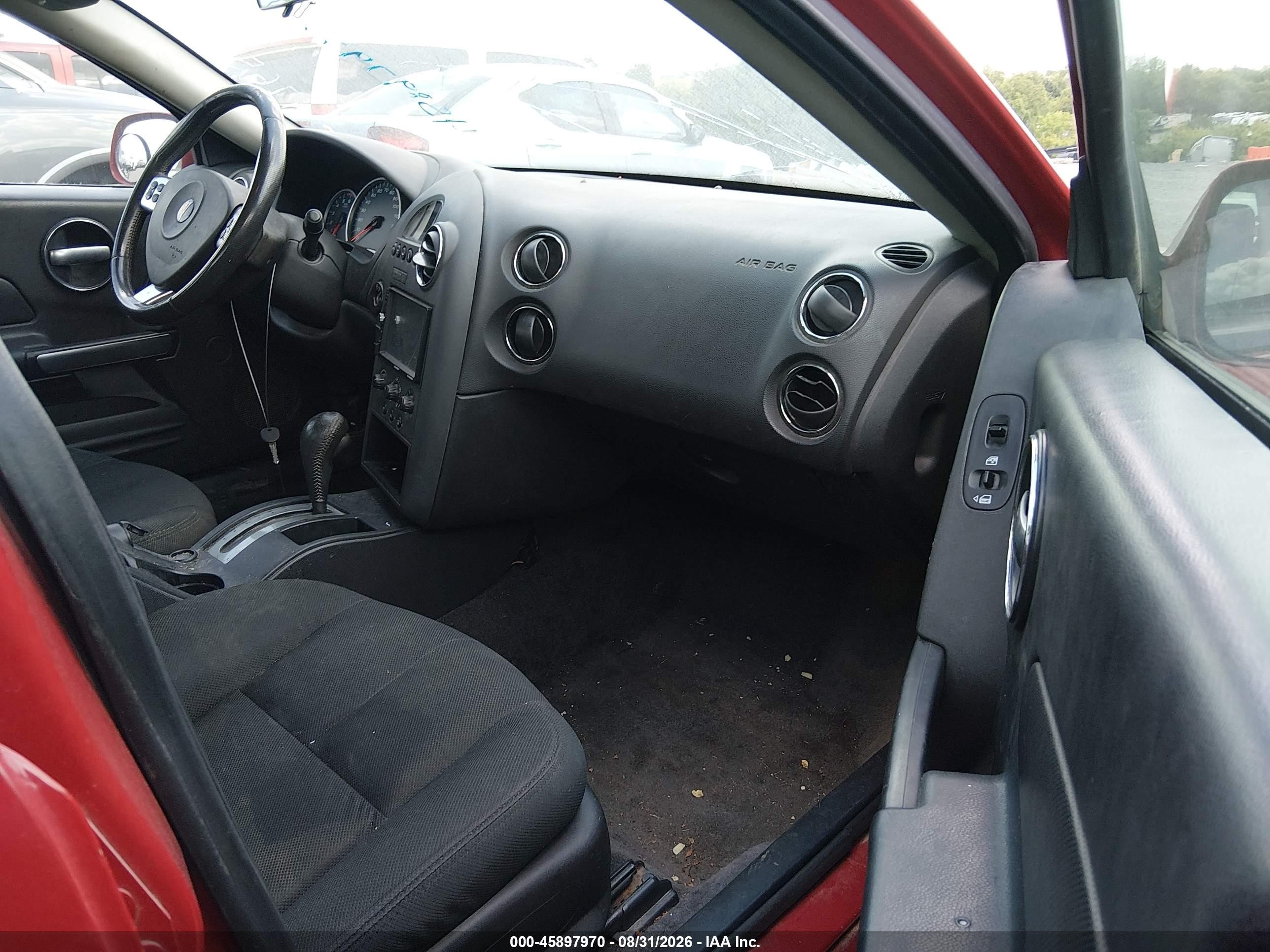 2008 Pontiac Grand Prix Красный vin: 2G2WP552381176574