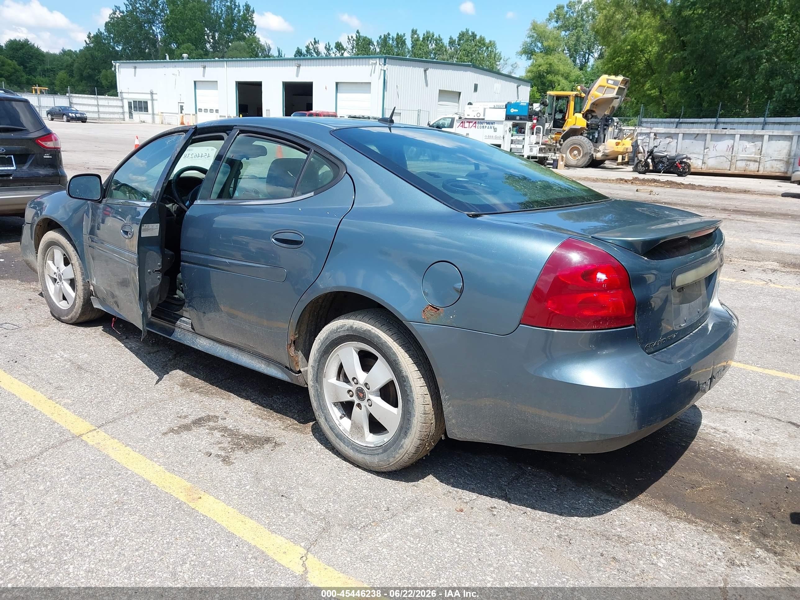 2006 Pontiac Grand Prix Blue vin: 2G2WP552461112489