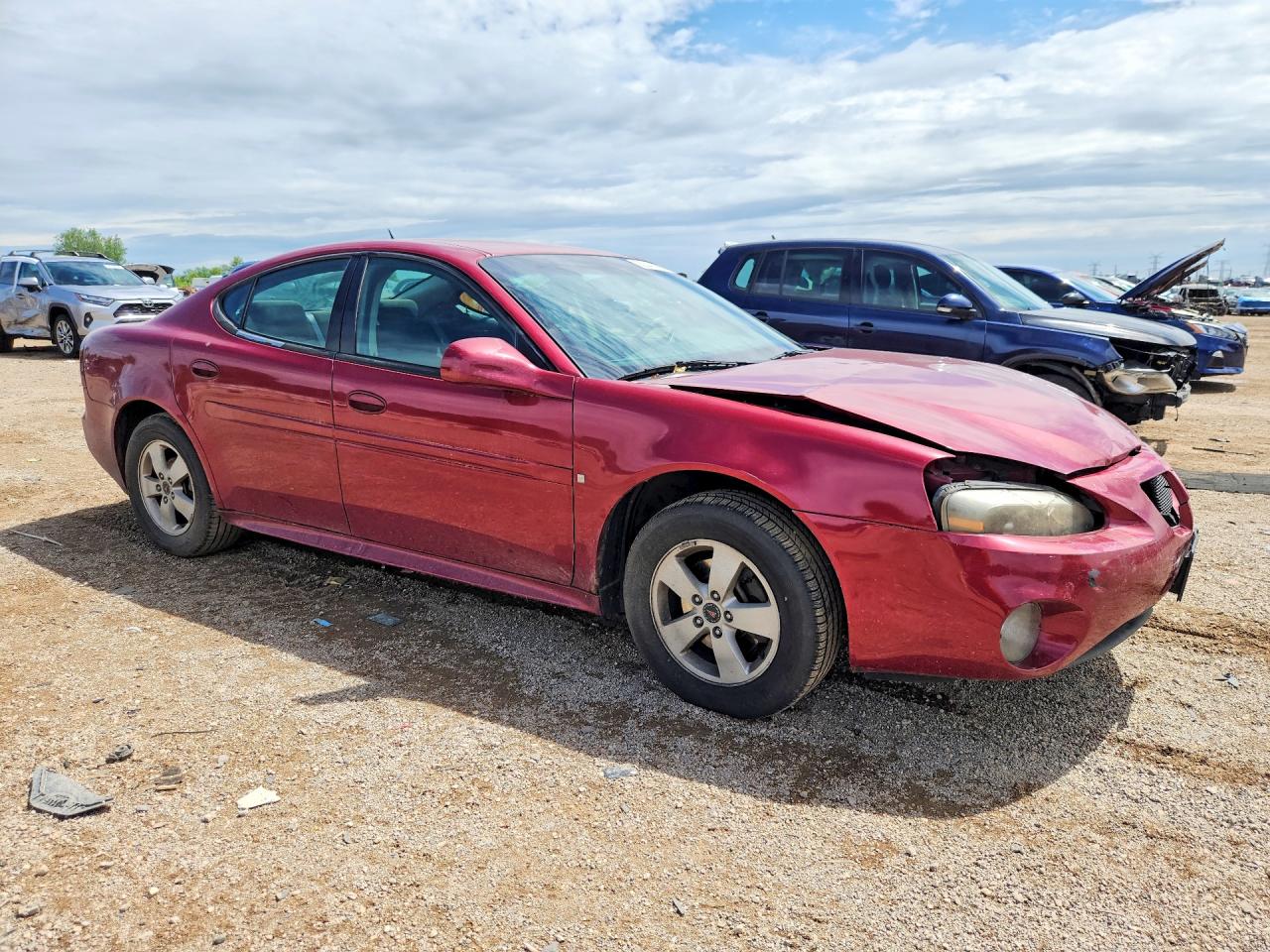 2006 Pontiac Grand Prix Red vin: 2G2WP552461206856