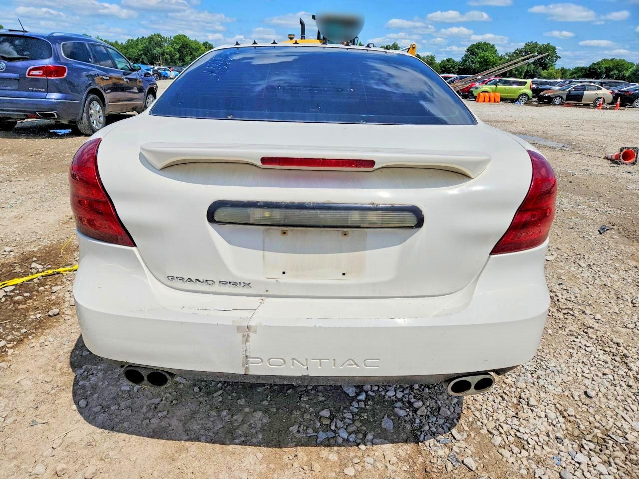 2008 Pontiac Grand Prix White vin: 2G2WP552481109997