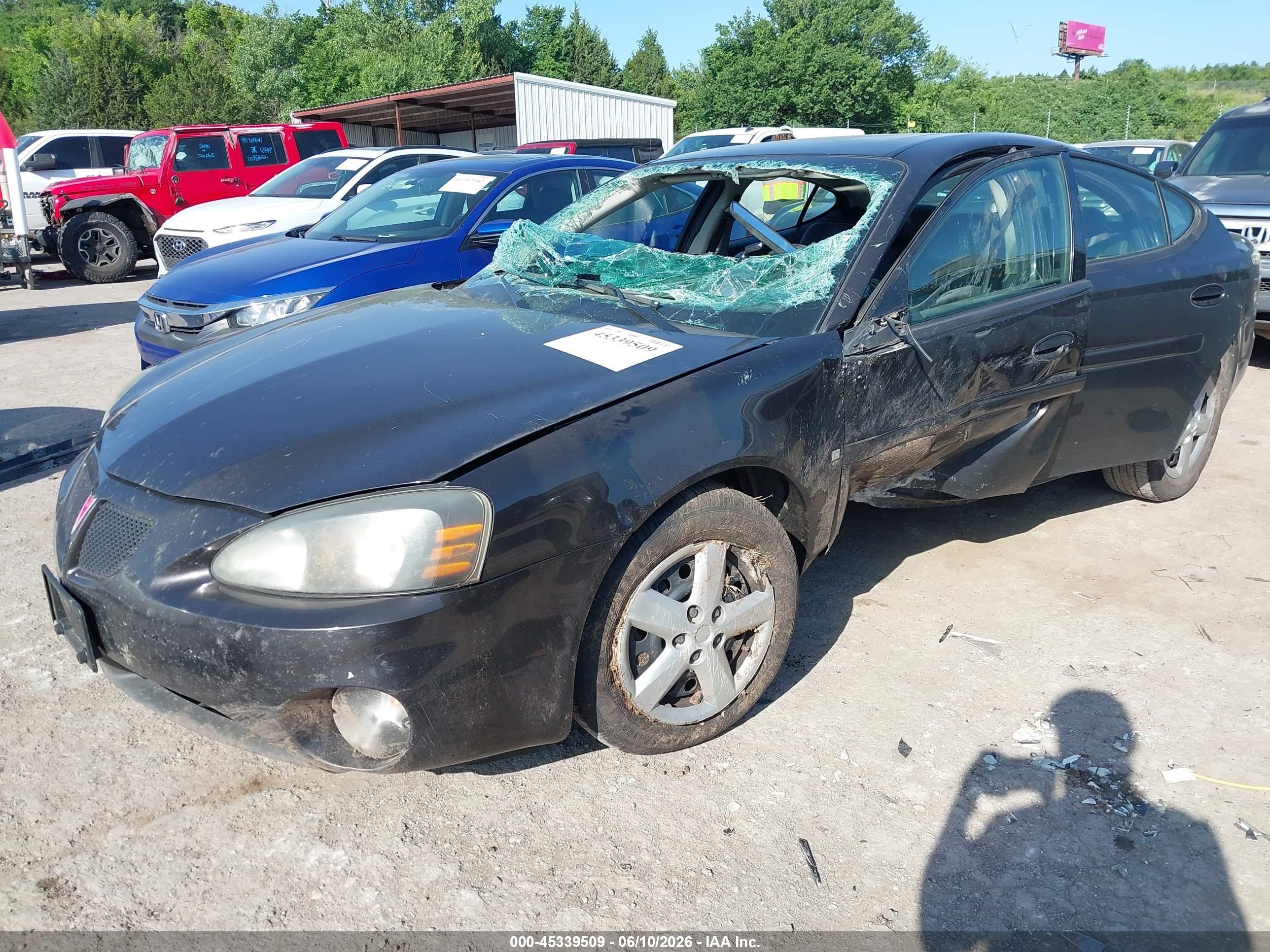 2008 Pontiac Grand Prix Серый vin: 2G2WP552481154308