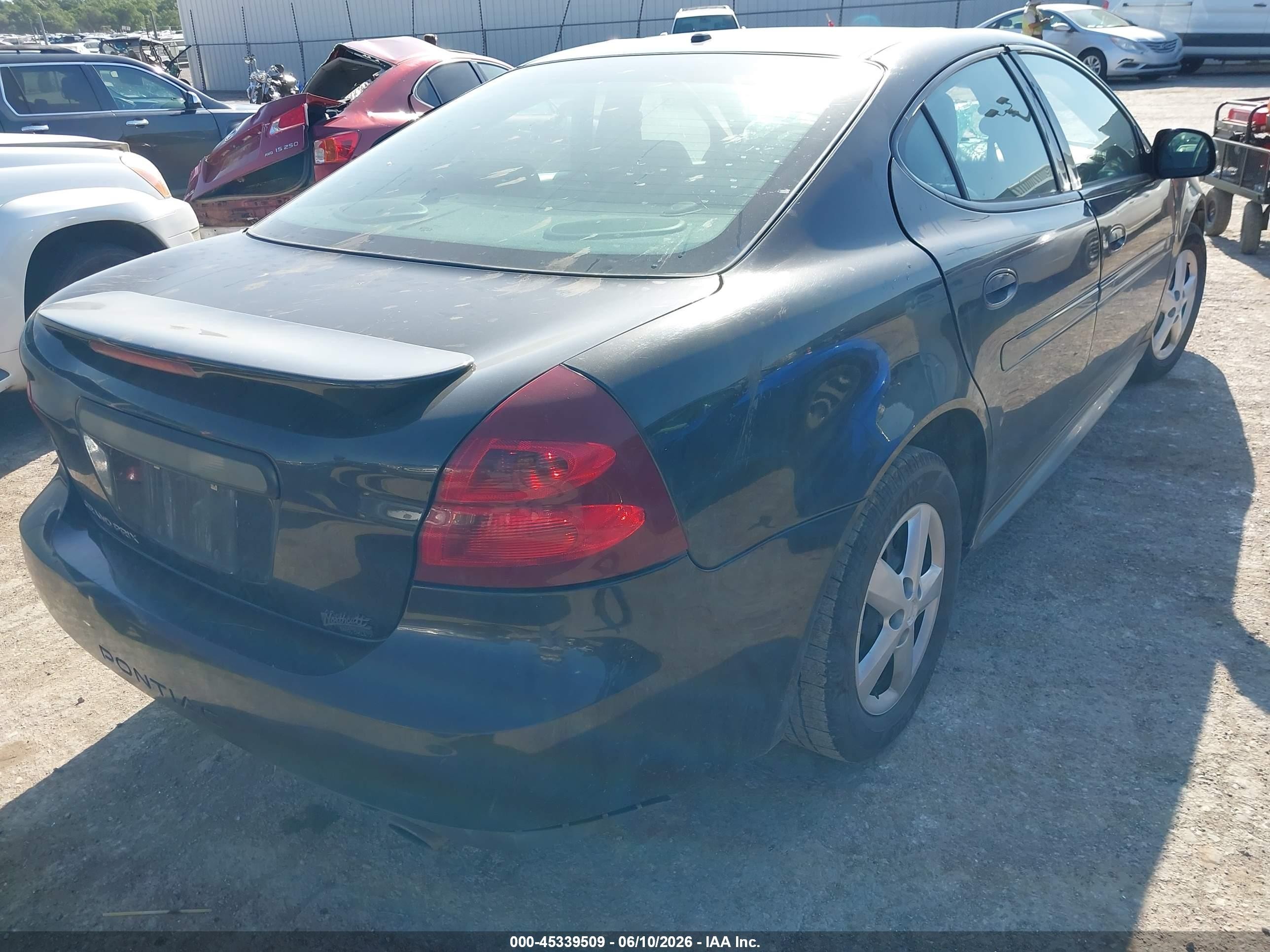 2008 Pontiac Grand Prix Серый vin: 2G2WP552481154308
