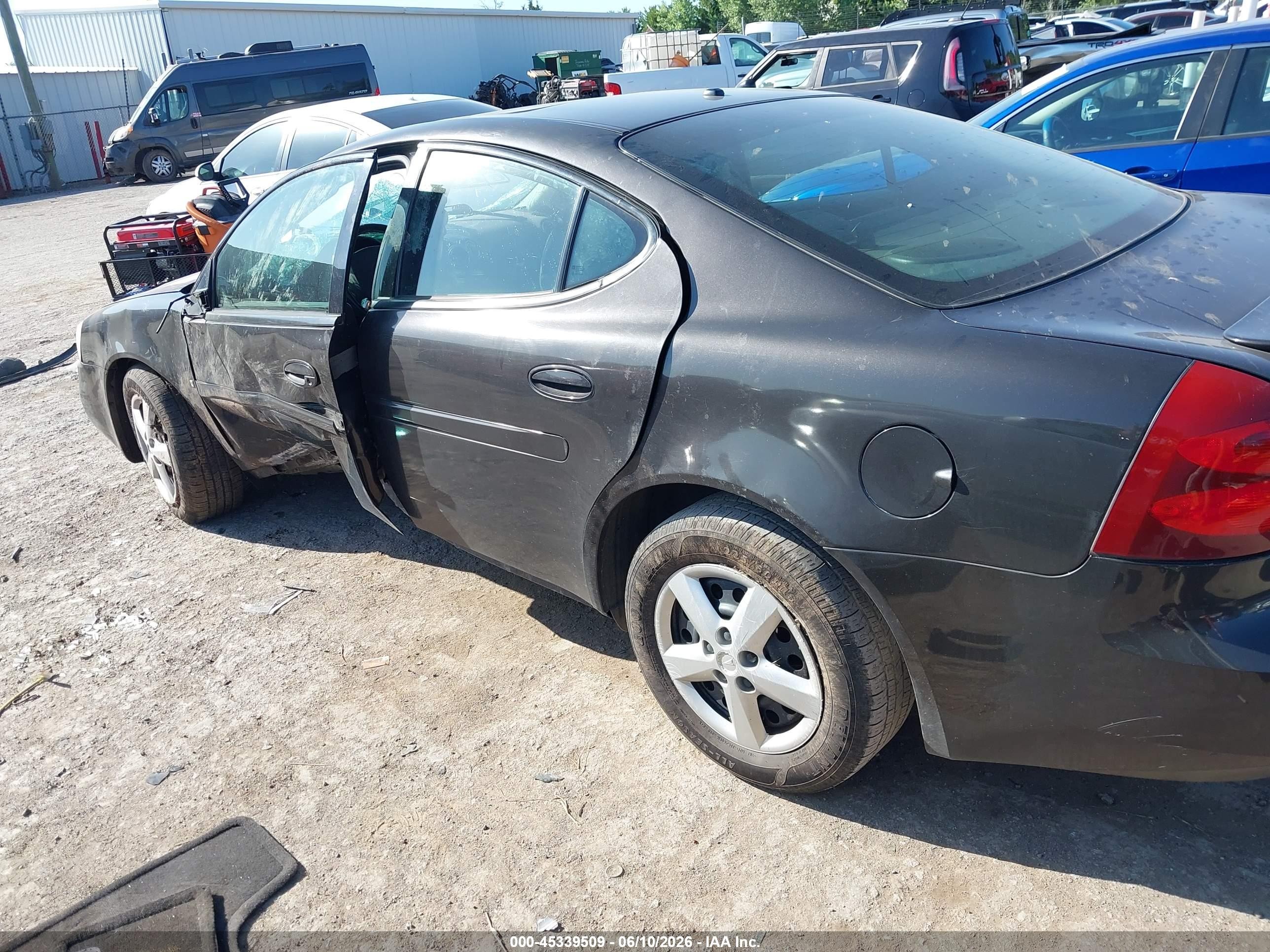 2008 Pontiac Grand Prix Серый vin: 2G2WP552481154308