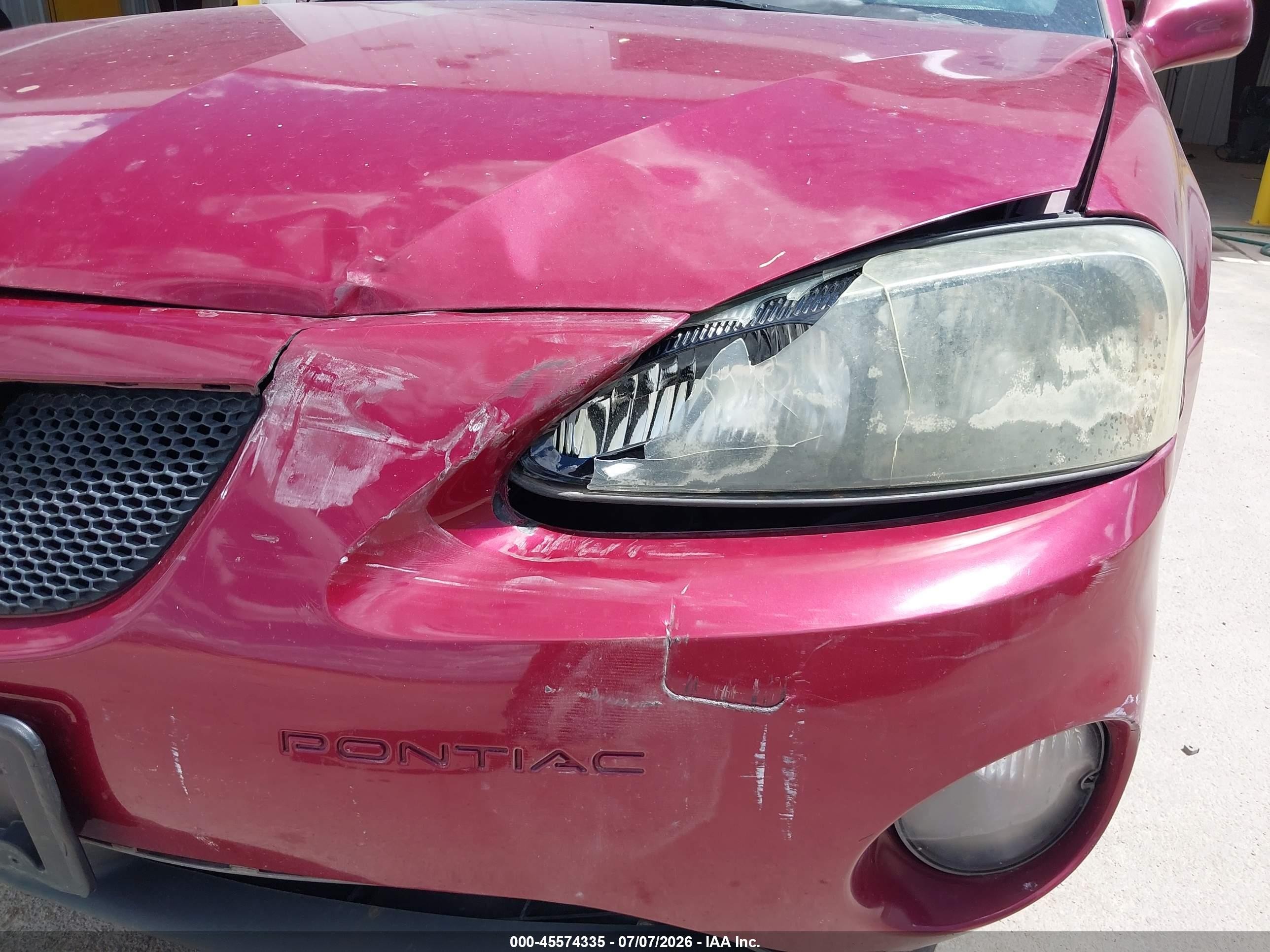 2006 Pontiac Grand Prix   Темно-бордовый vin: 2G2WP552561142553