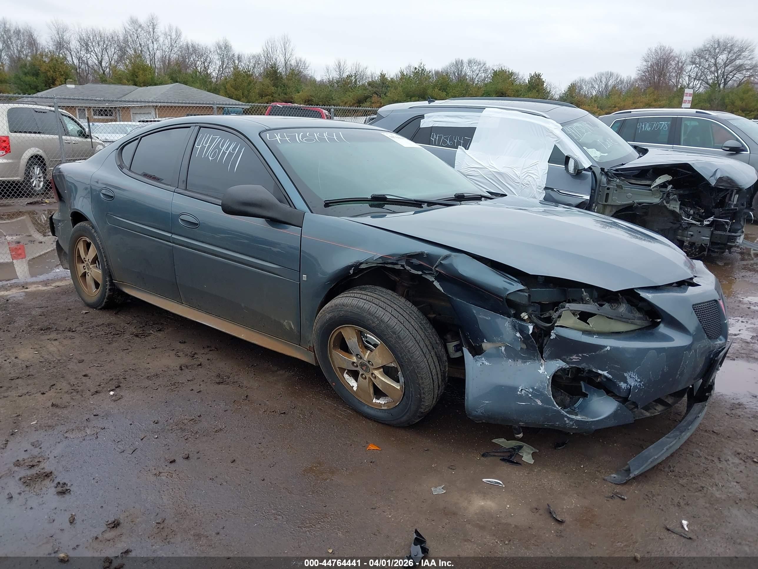 2006 Pontiac Grand Prix   Blue vin: 2G2WP552561190683