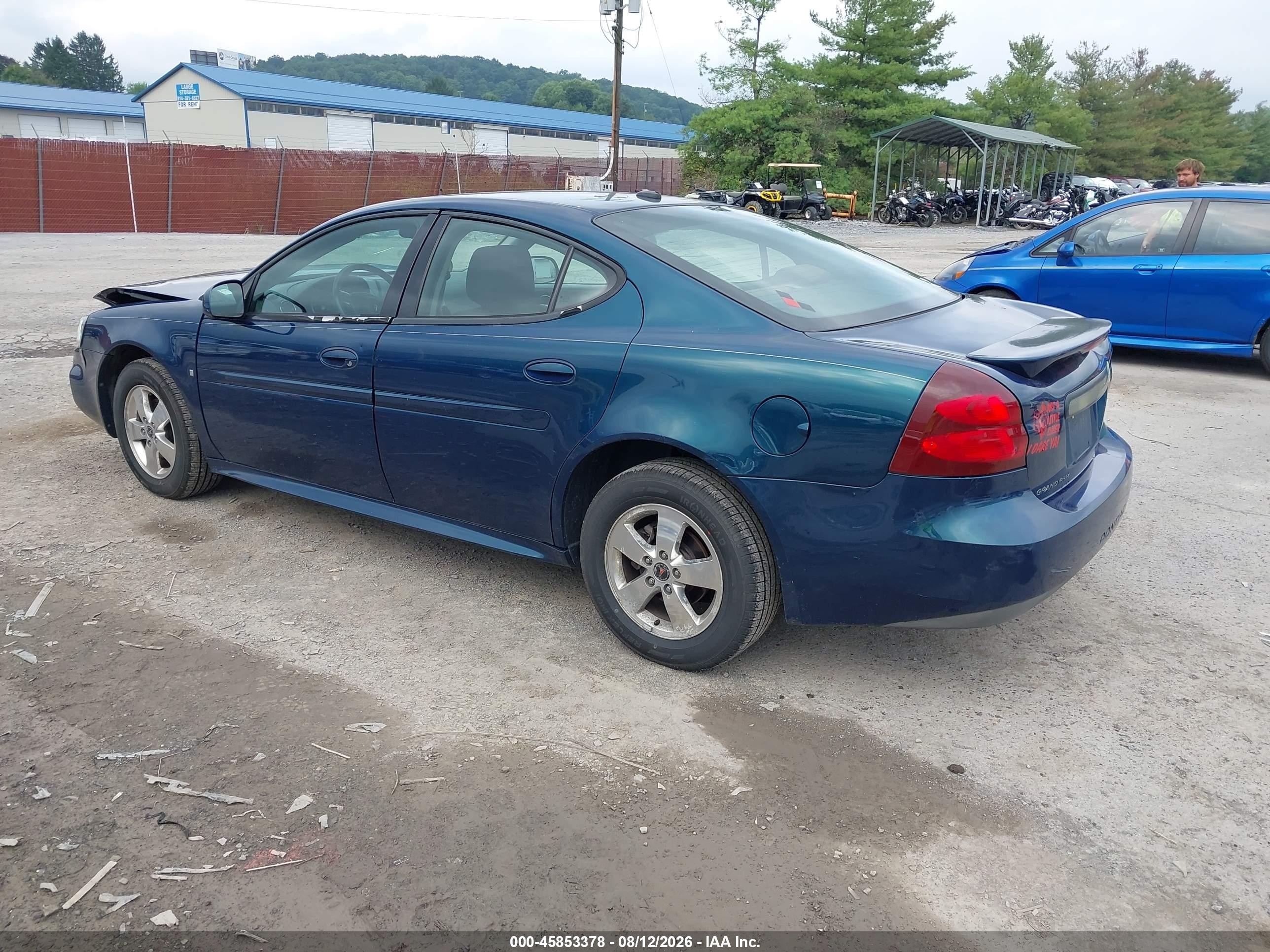 2006 Pontiac Grand Prix   Dark Blue vin: 2G2WP552561219034
