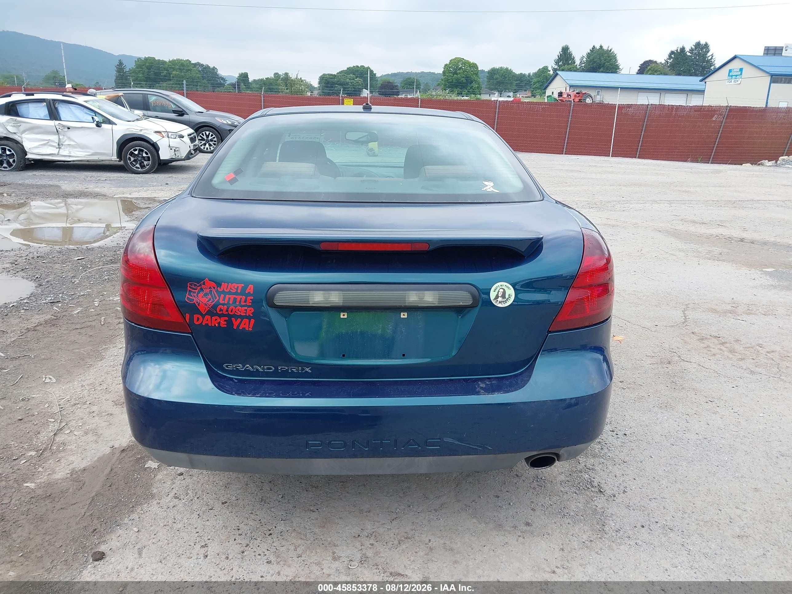2006 Pontiac Grand Prix   Dark Blue vin: 2G2WP552561219034