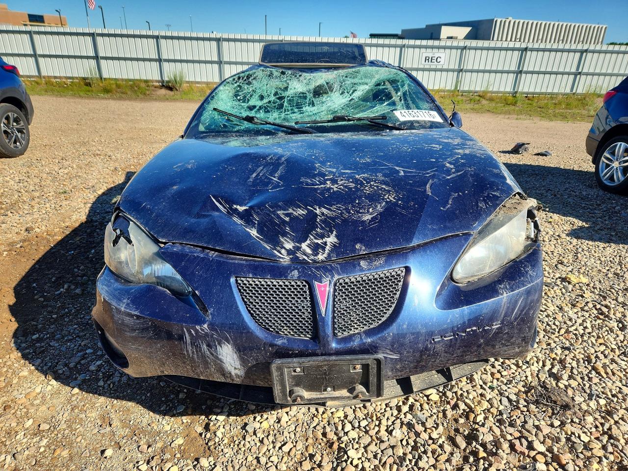 2007 Pontiac Grand Prix Blue vin: 2G2WP552571176932