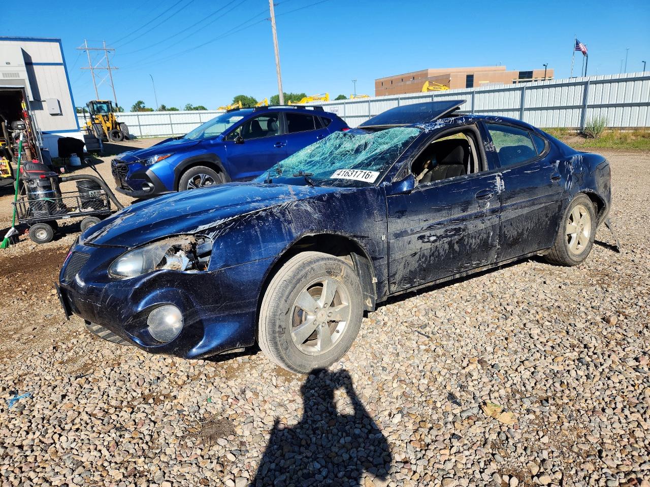 2007 Pontiac Grand Prix Blue vin: 2G2WP552571176932