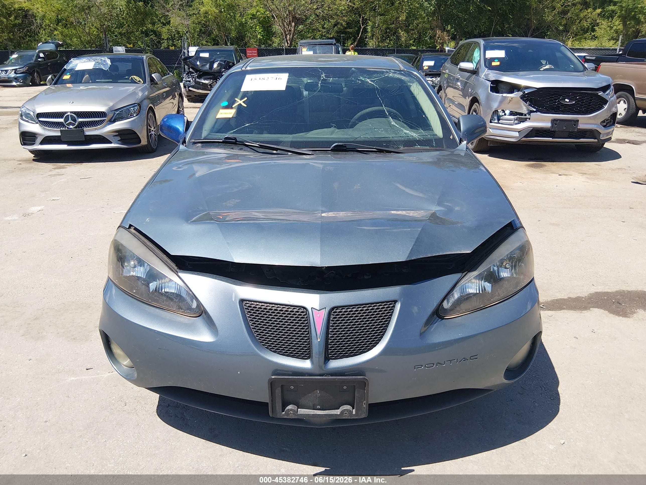 2007 Pontiac Grand Prix   Teal vin: 2G2WP552571228060