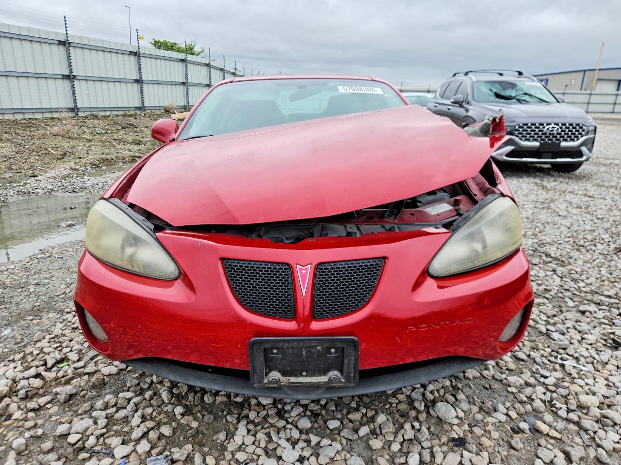 2008 Pontiac Grand Prix Red vin: 2G2WP552681169280