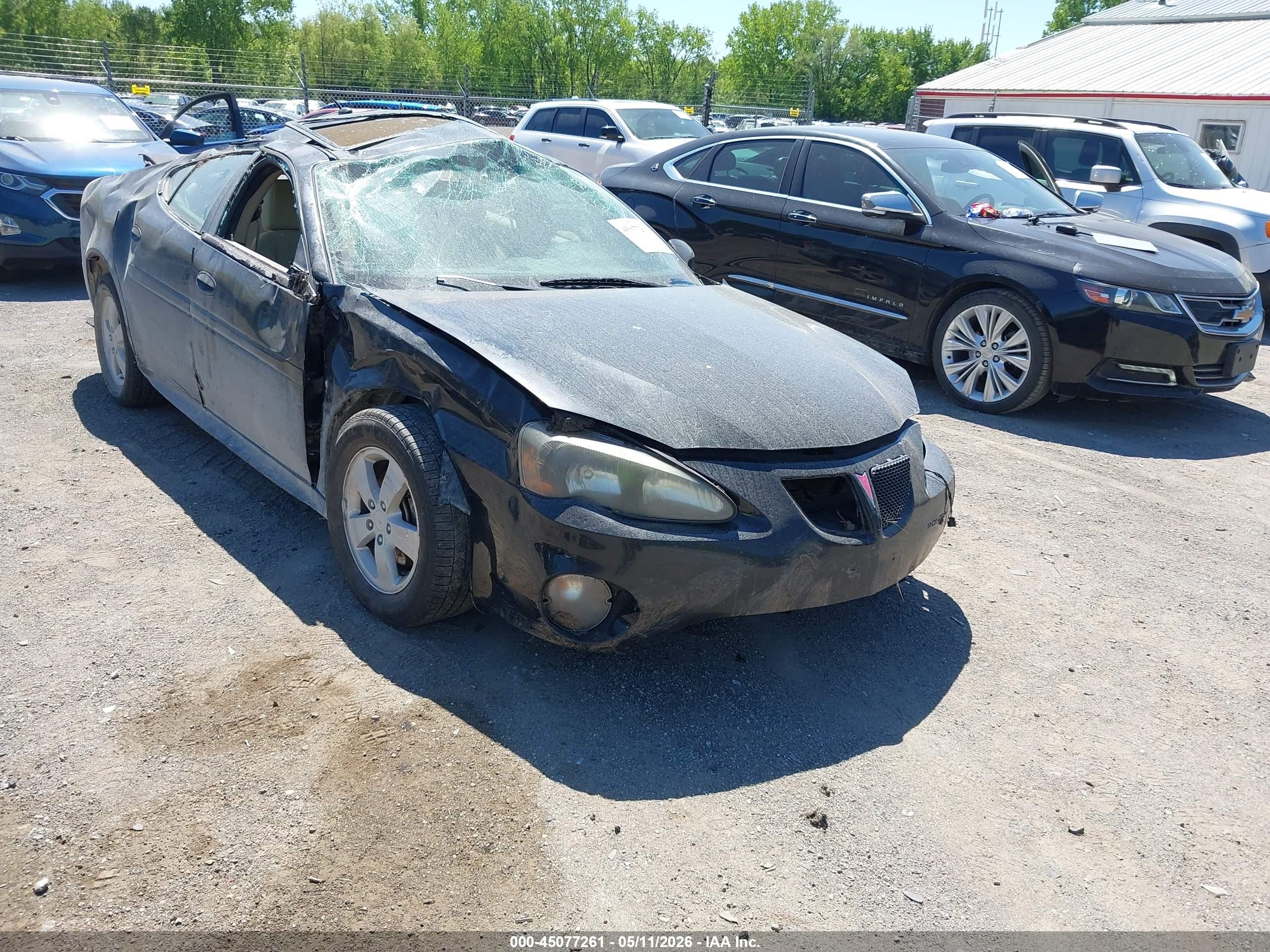2008 Pontiac Grand Prix Black vin: 2G2WP552681187388