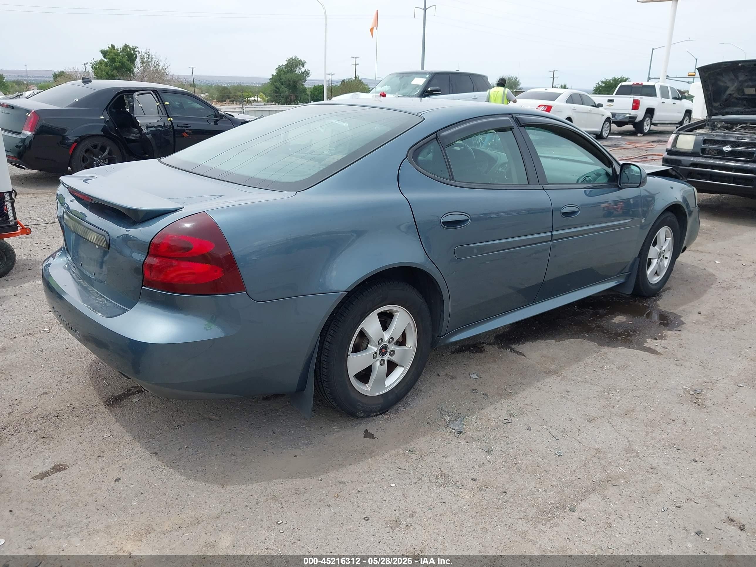 2006 Pontiac Grand Prix   Синий vin: 2G2WP552761276903