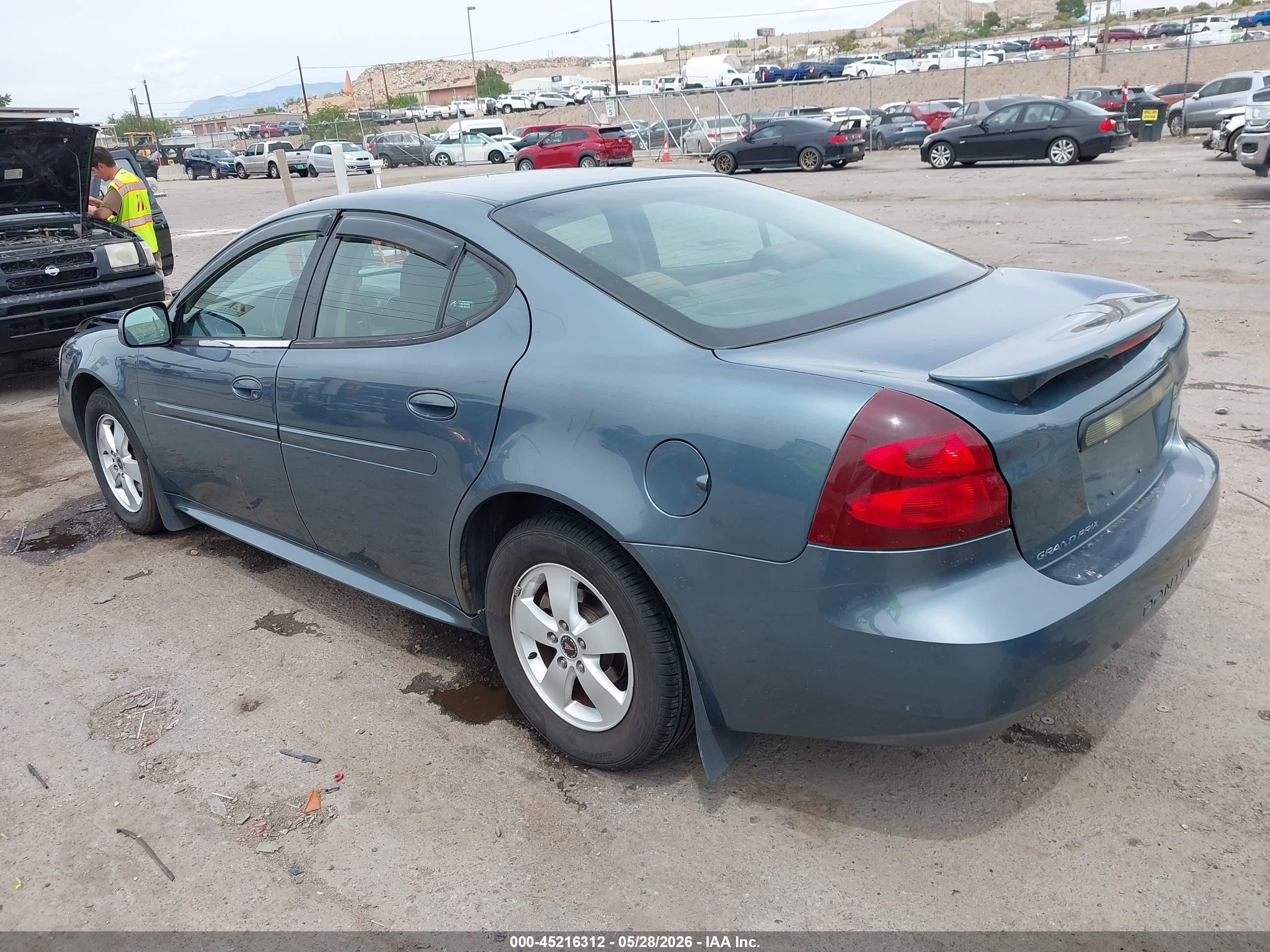 2006 Pontiac Grand Prix   Синий vin: 2G2WP552761276903