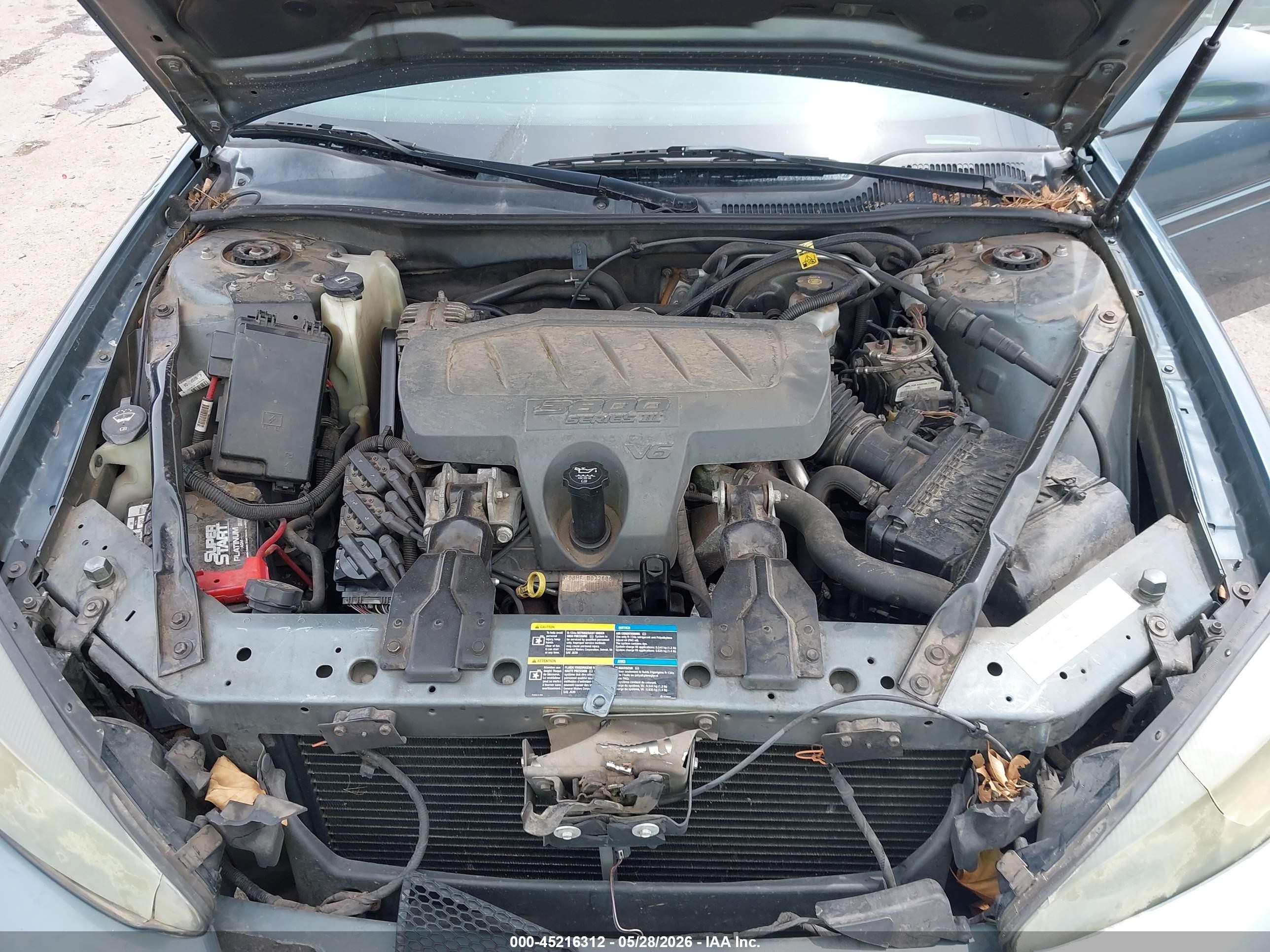 2006 Pontiac Grand Prix   Синий vin: 2G2WP552761276903