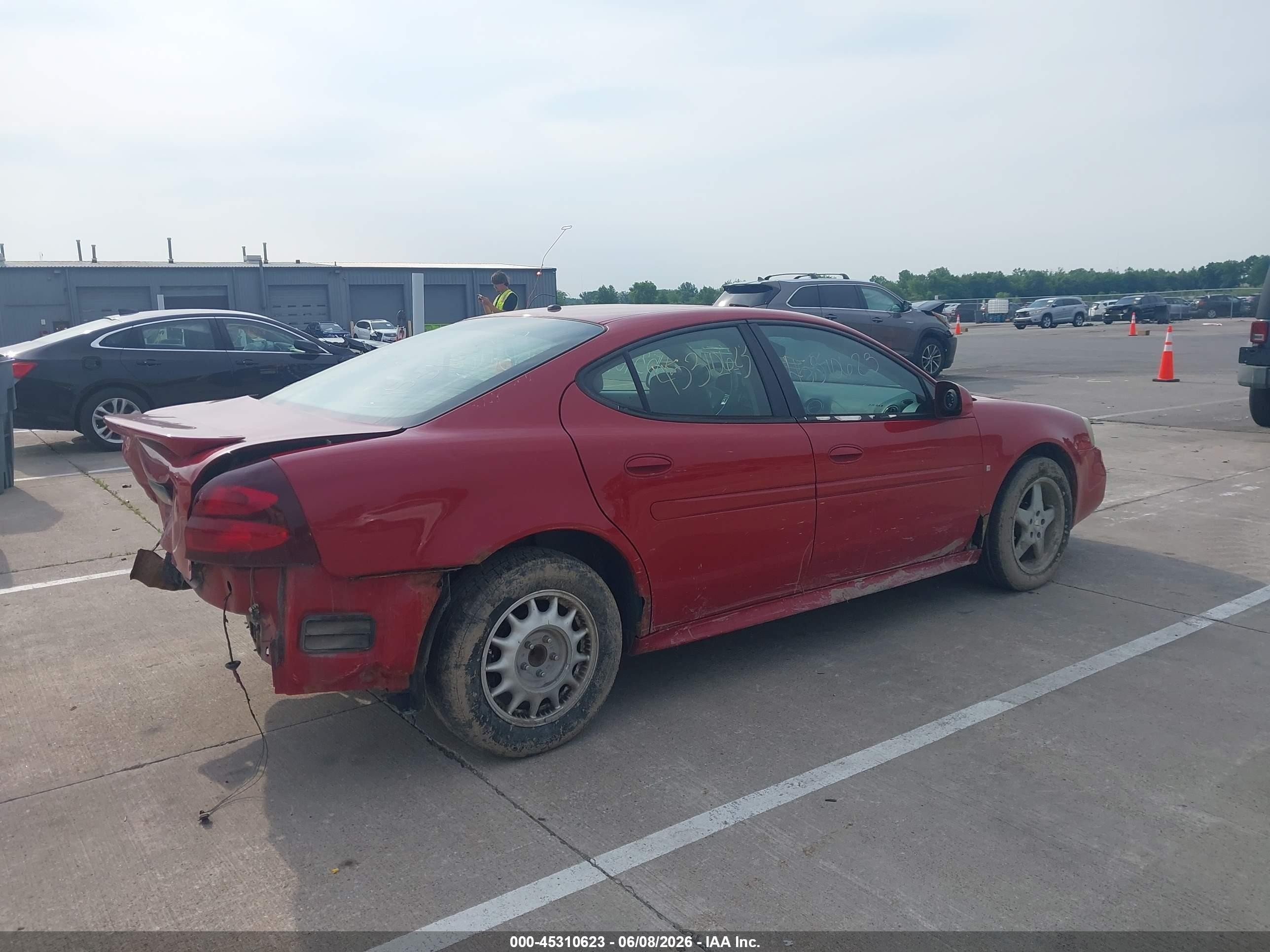 2007 Pontiac Grand Prix   Red vin: 2G2WP552771194901