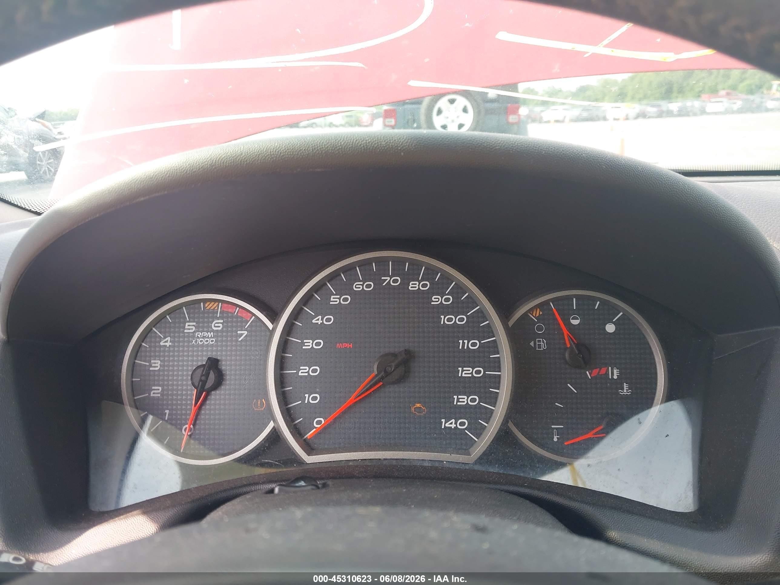 2007 Pontiac Grand Prix   Red vin: 2G2WP552771194901