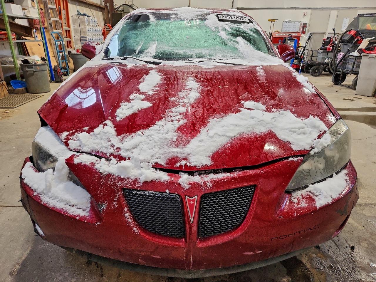 2007 Pontiac Grand Prix Red vin: 2G2WP552771195630