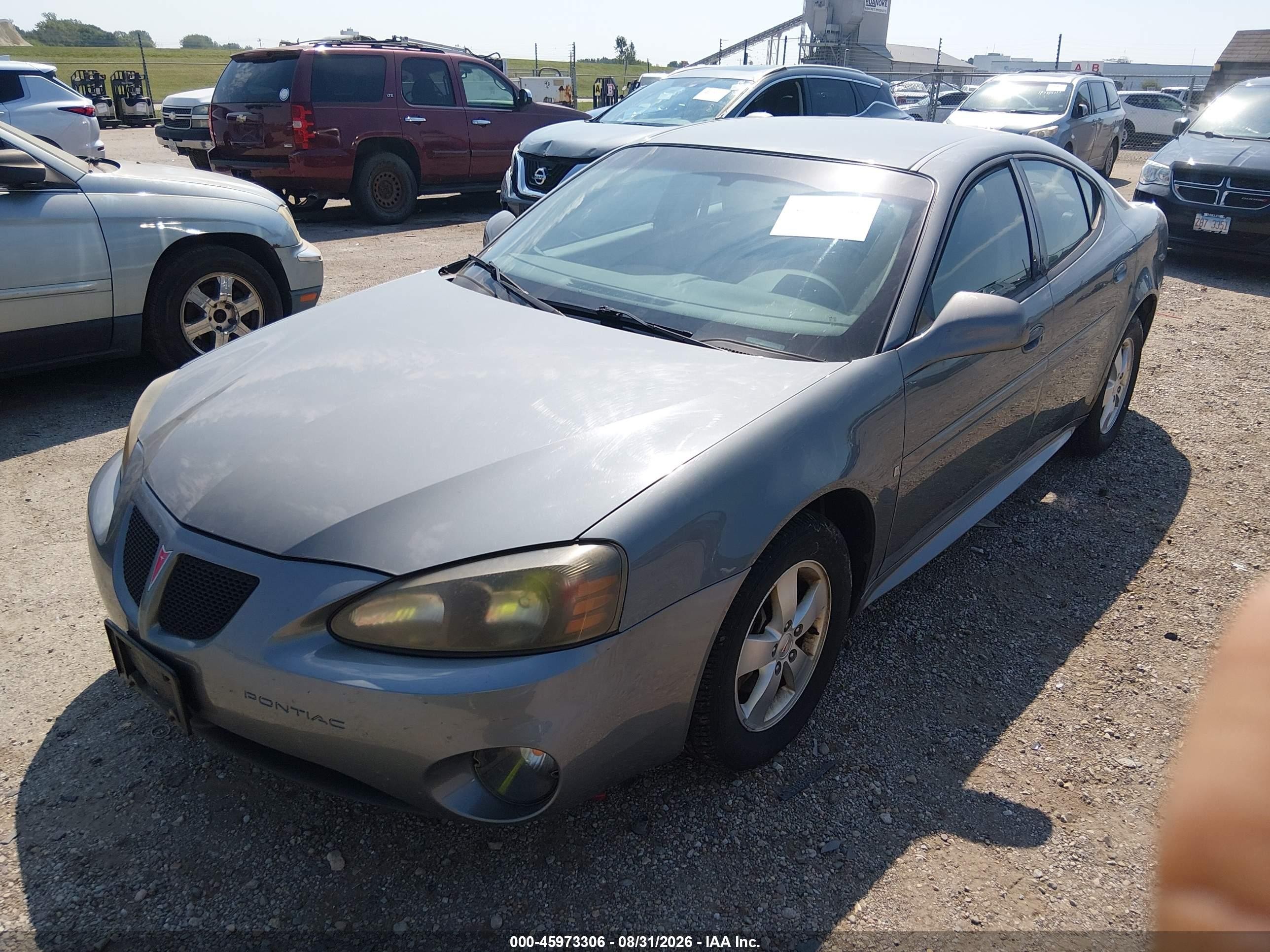 2008 Pontiac Grand Prix   Gray vin: 2G2WP552781104003