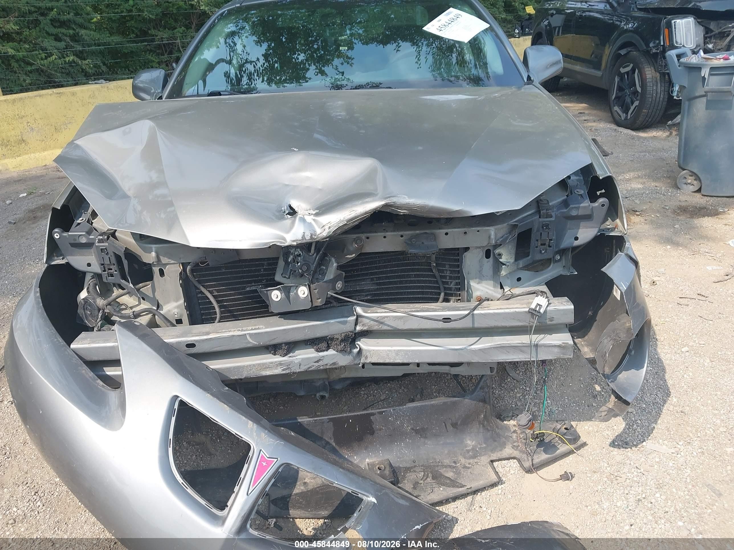 2008 Pontiac Grand Prix   Серый vin: 2G2WP552781106690