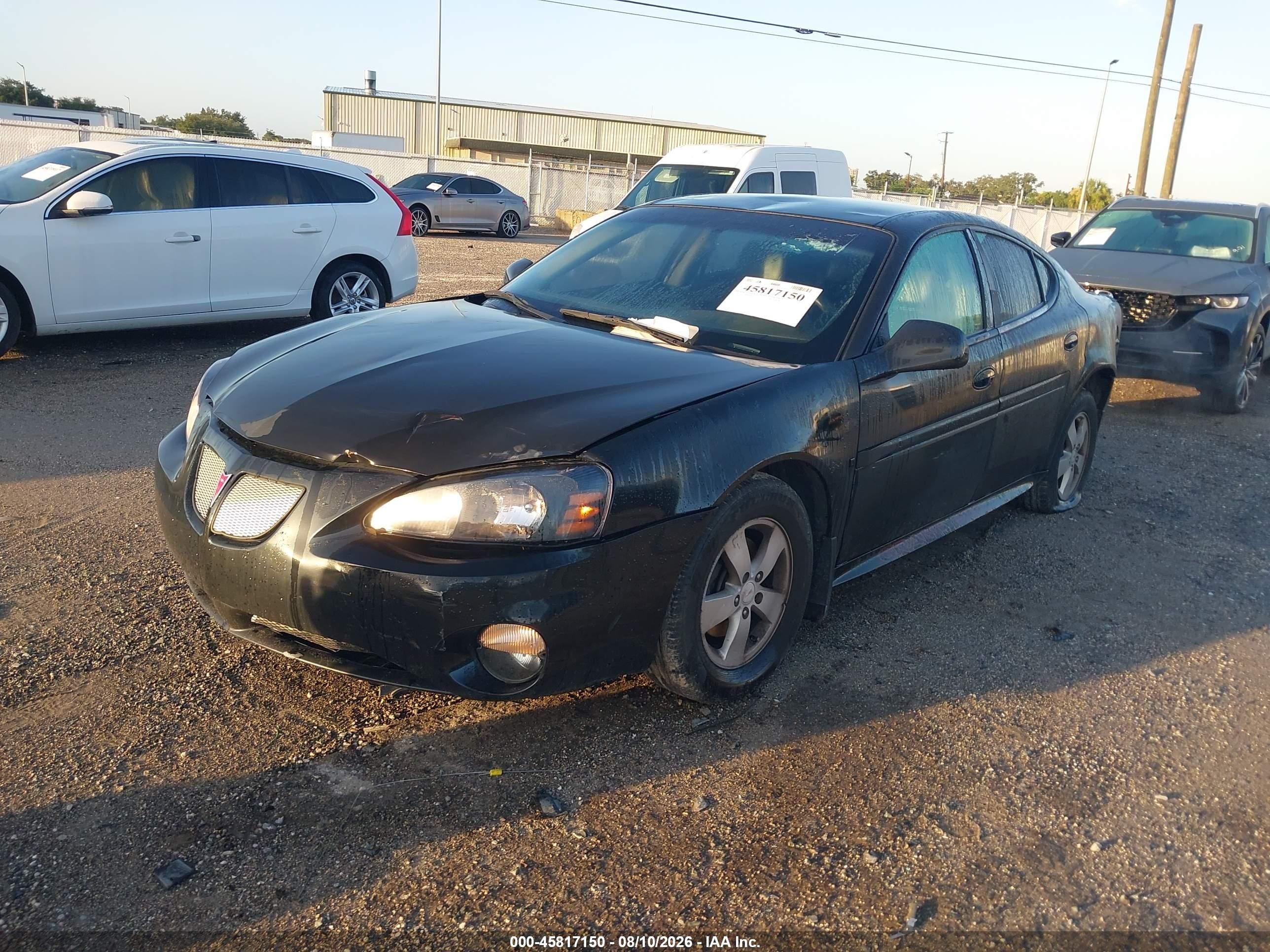 2008 Pontiac Grand Prix   Black vin: 2G2WP552881145725