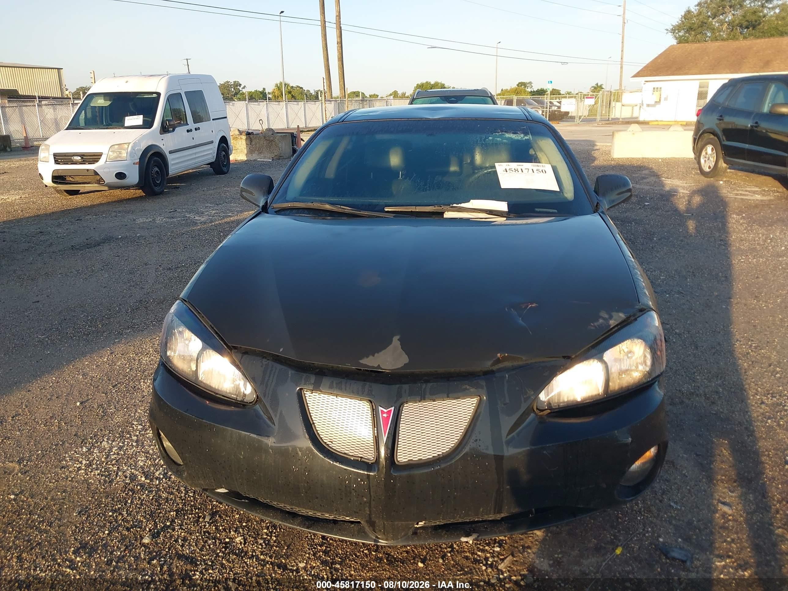 2008 Pontiac Grand Prix   Black vin: 2G2WP552881145725