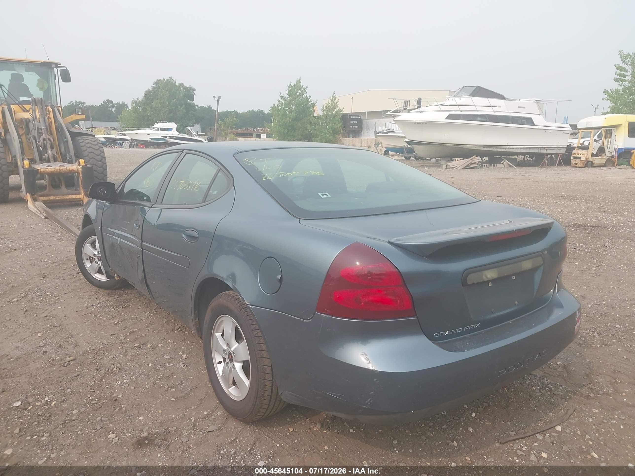 2006 Pontiac Grand Prix   Зеленый vin: 2G2WP552961227556
