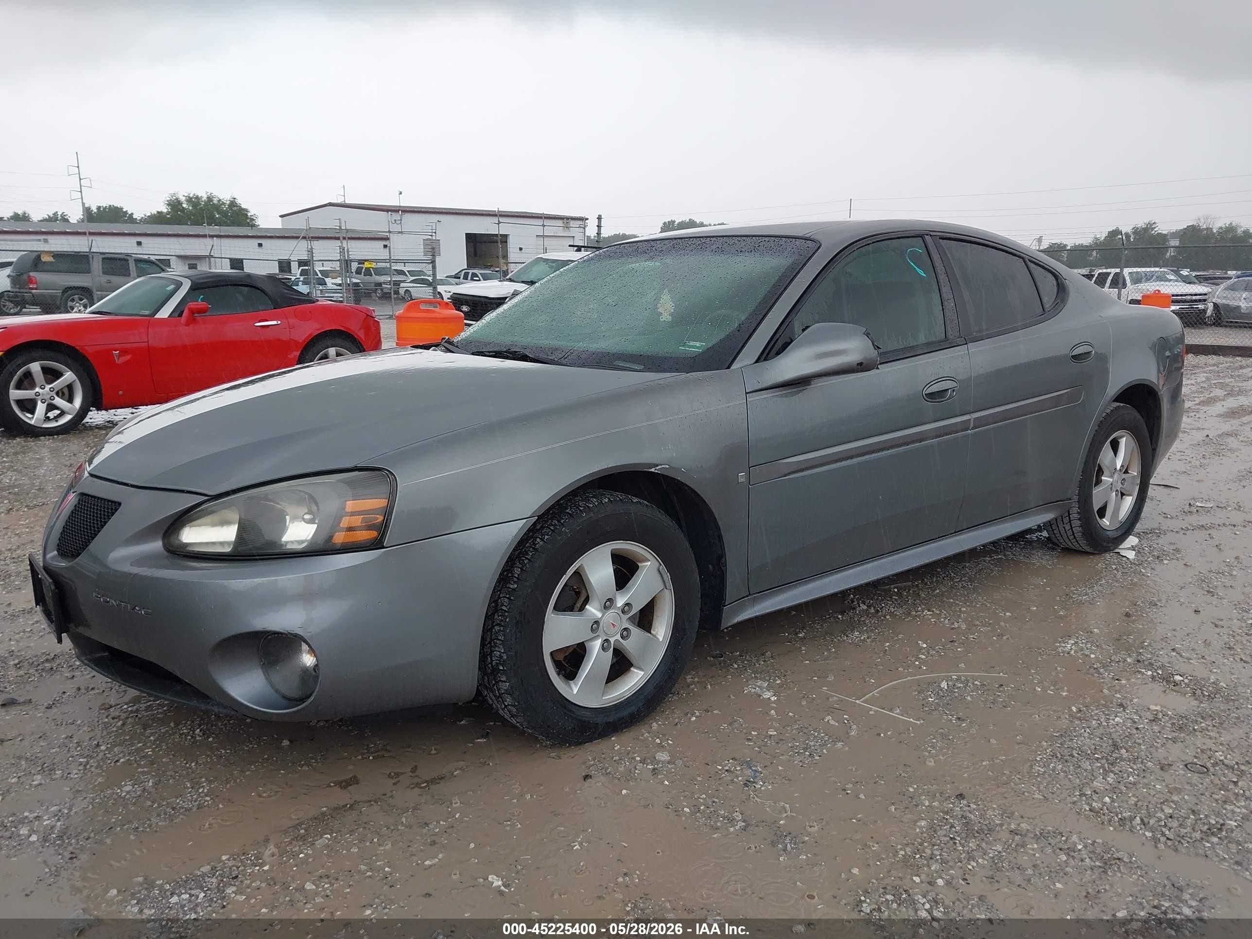 2008 Pontiac Grand Prix   Серый vin: 2G2WP552981159102
