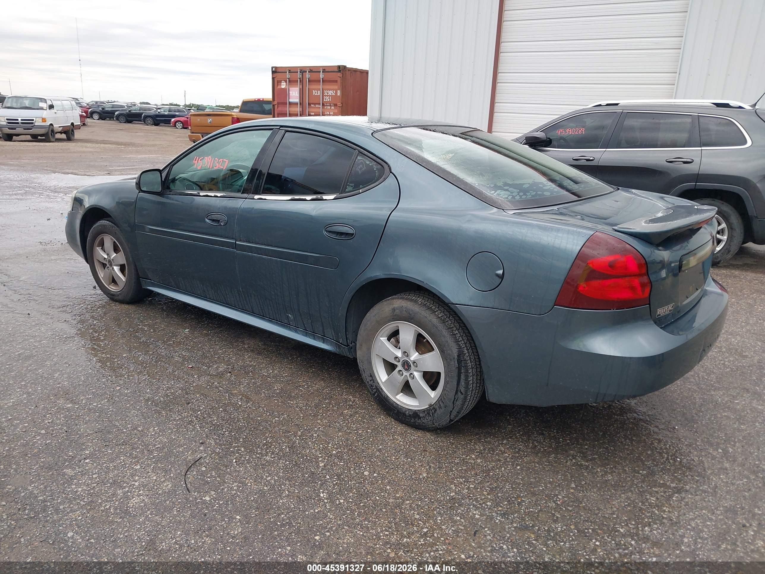 2006 Pontiac Grand Prix   Green vin: 2G2WP552X61264972