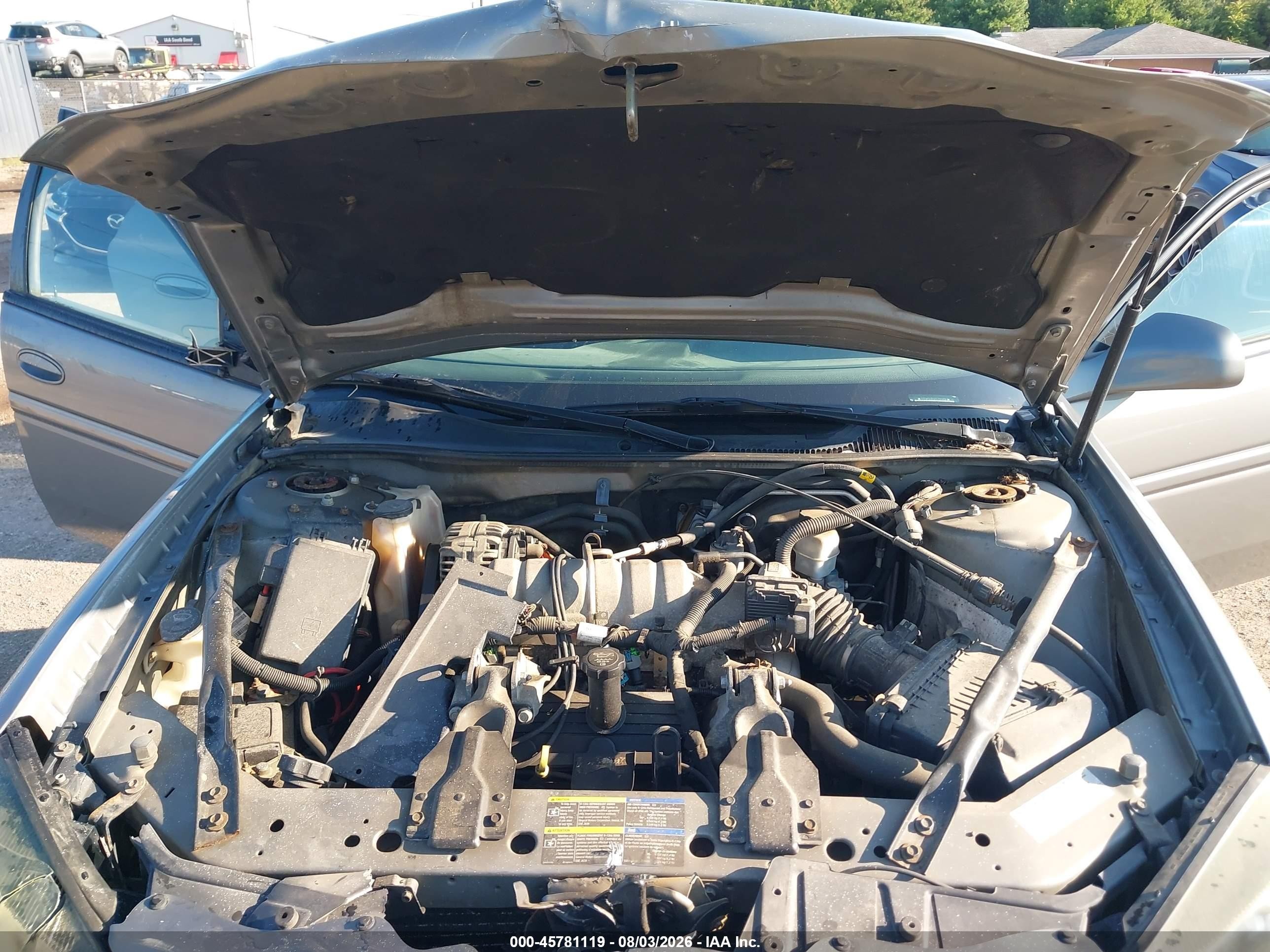 2007 Pontiac Grand Prix   Серый vin: 2G2WP552X71155476