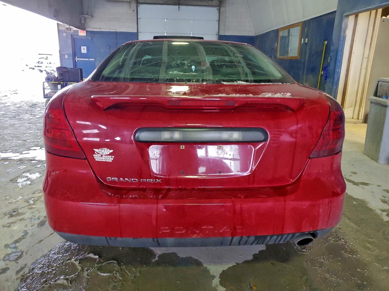 2008 Pontiac Grand Prix Red vin: 2G2WP552X81145032